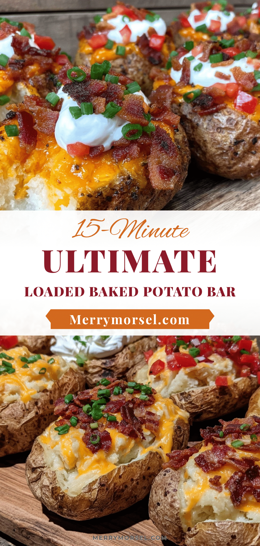 quick loaded baked potato bar recipe