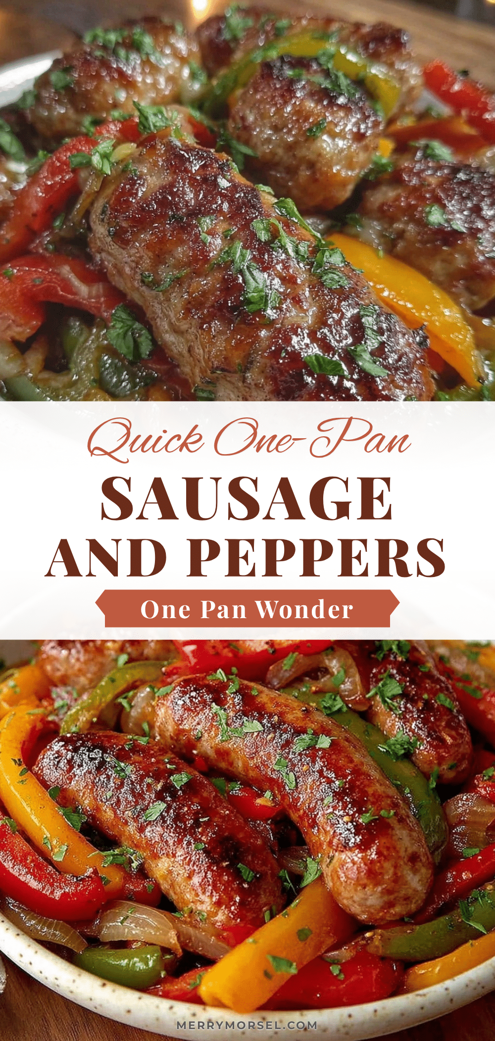 quick one-pan sausage and peppers recipe