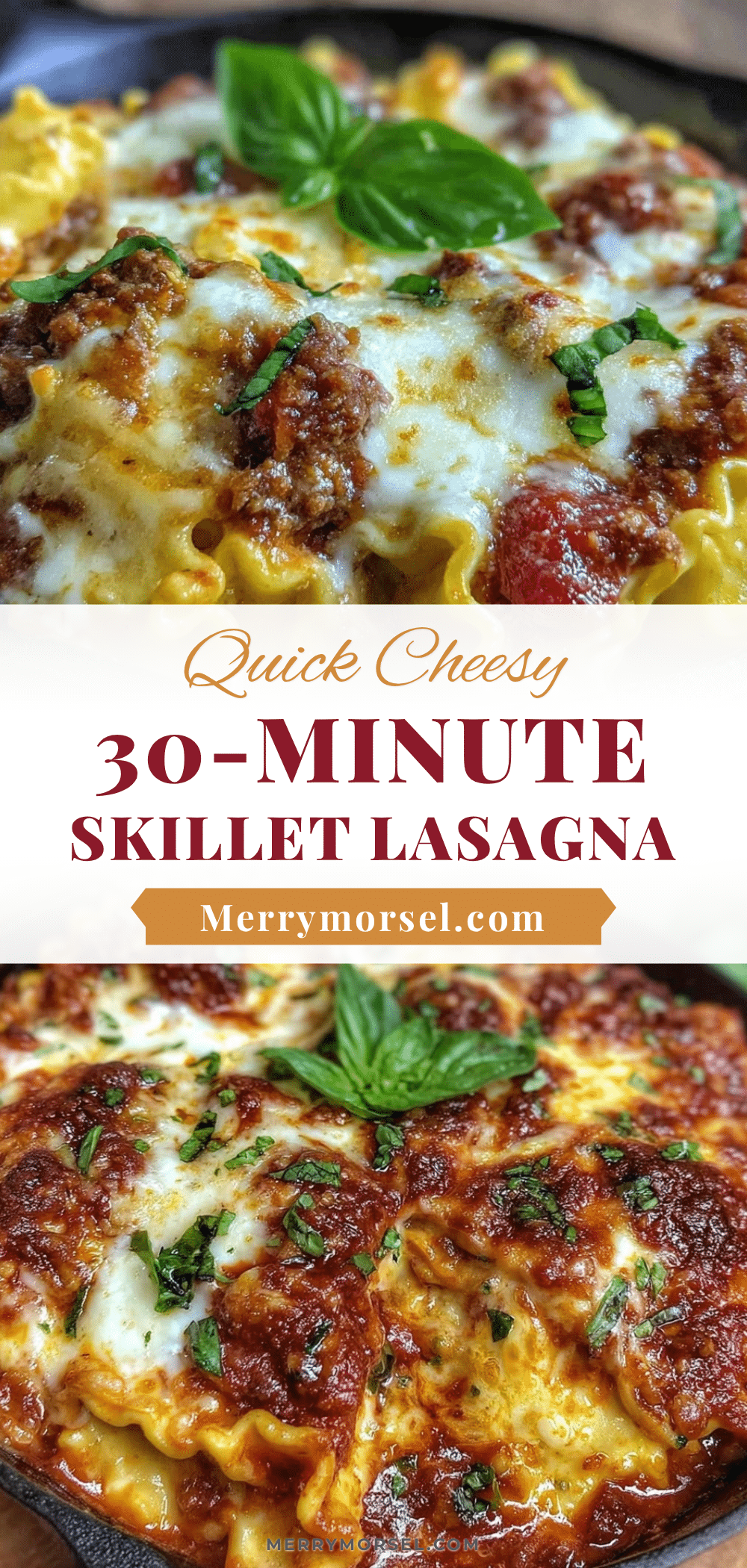 quick skillet lasagna recipe