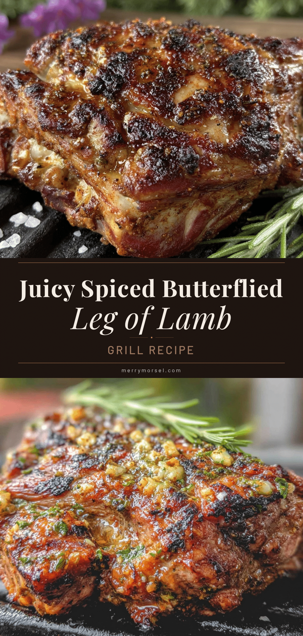 spiced butterflied leg of lamb on the grill recipe