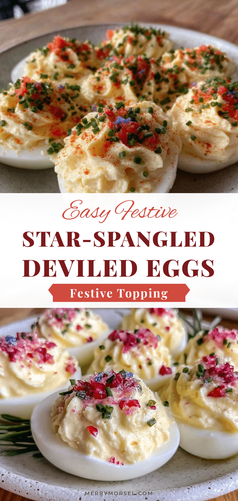 star-spangled deviled eggs recipe