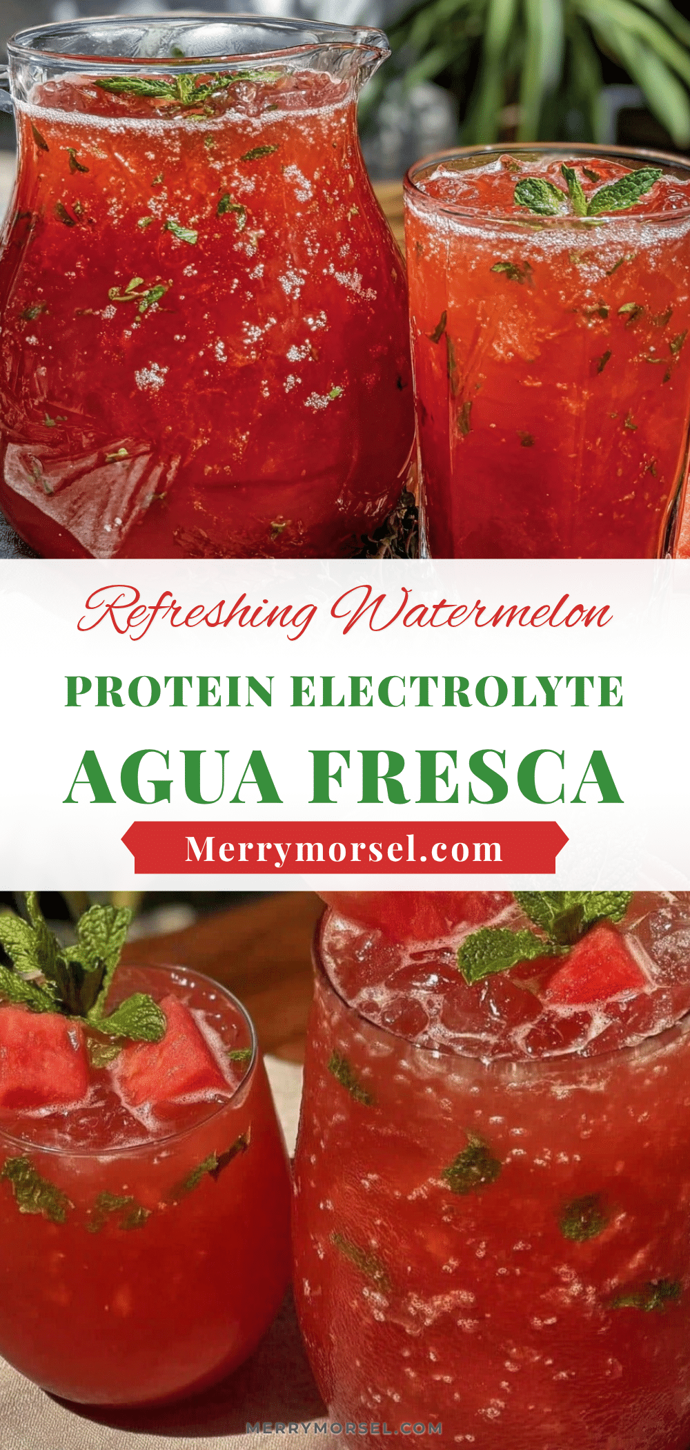 watermelon electrolyte protein agua fresca recipe