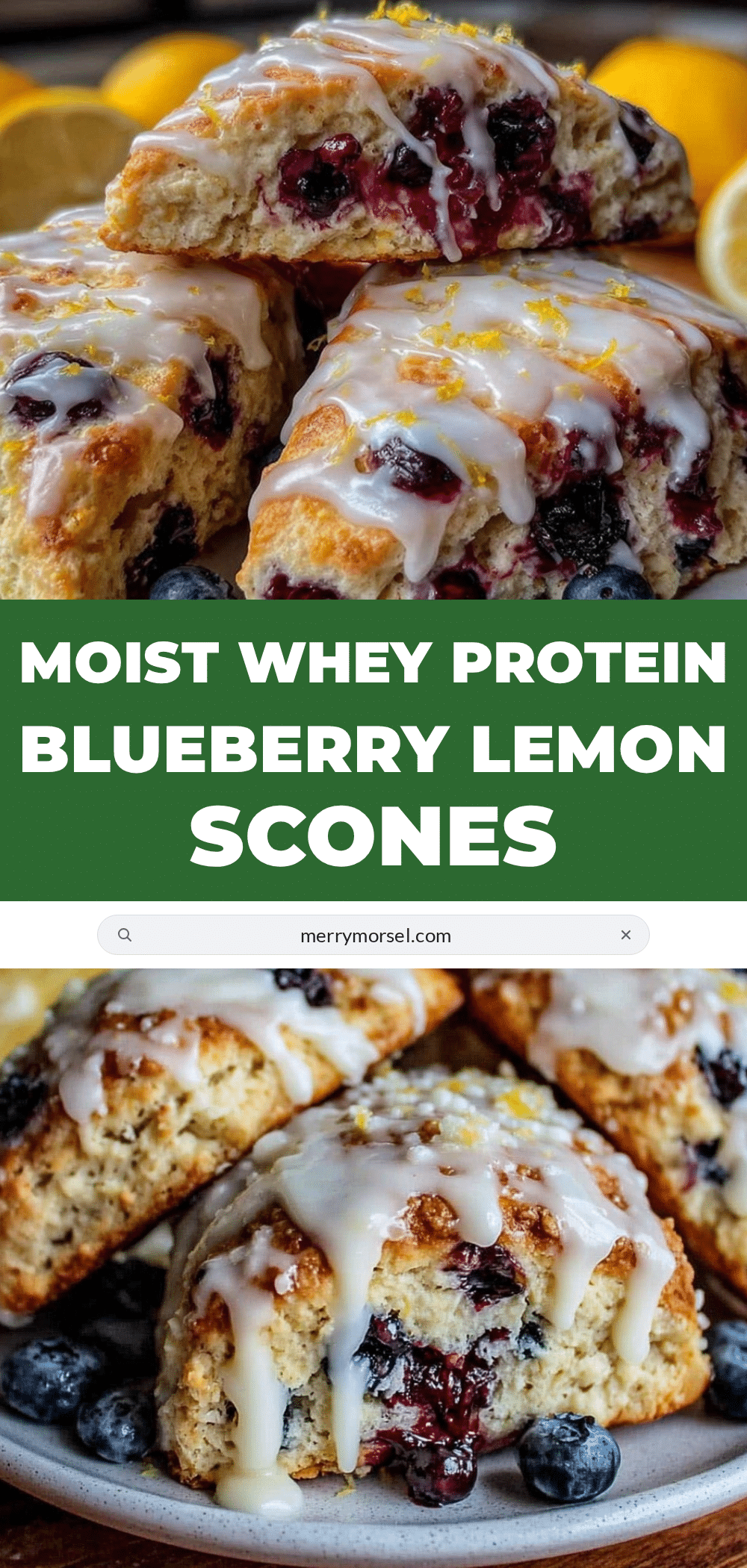 whey protein blueberry lemon scones recipe