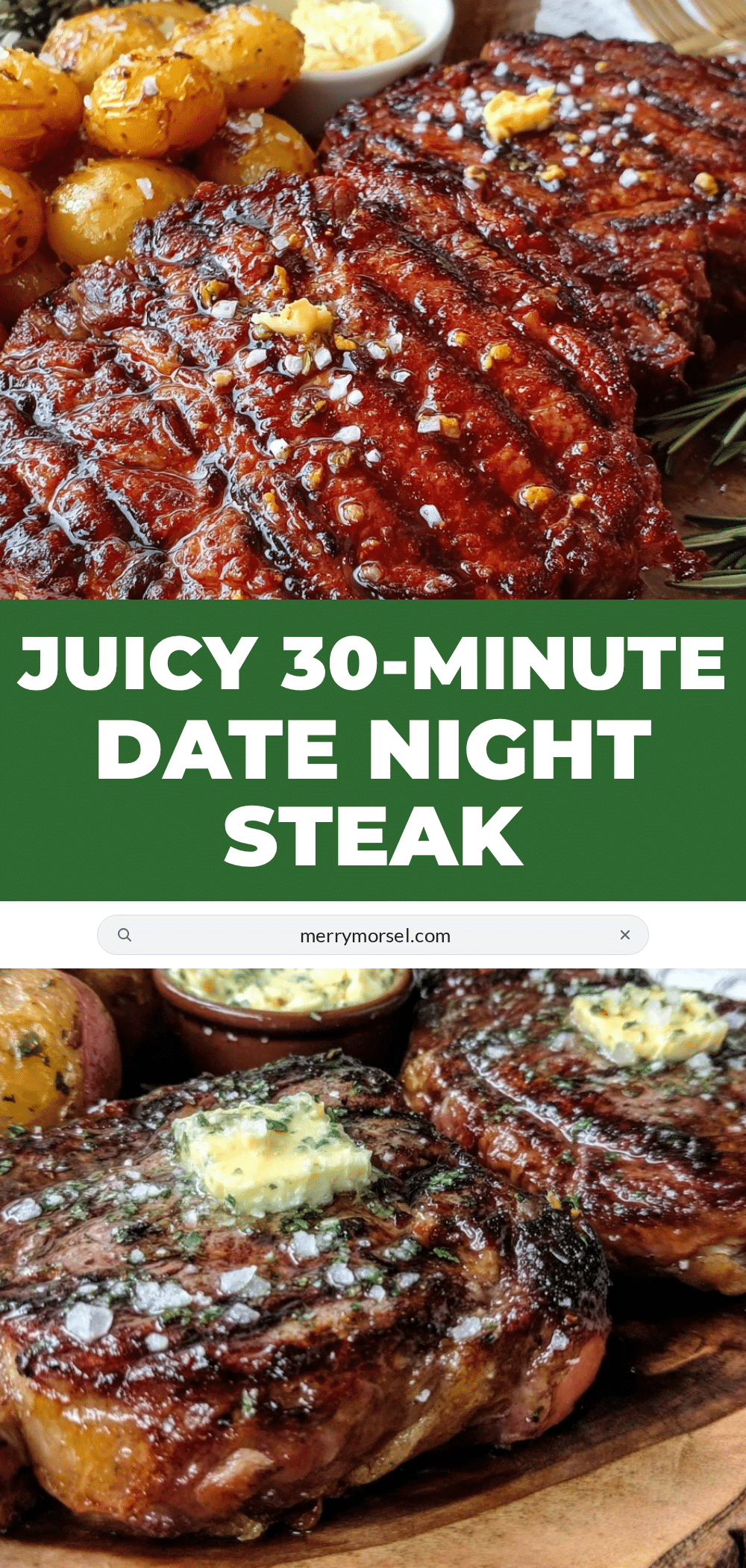 30-minute date night steak dinner recipe