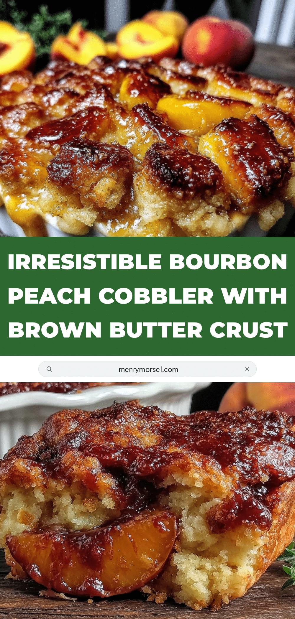 bourbon peach cobbler recipe