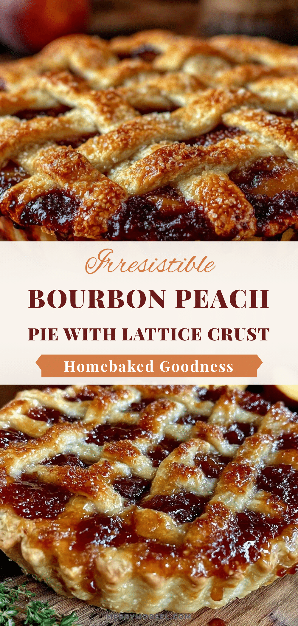 bourbon peach pie recipe
