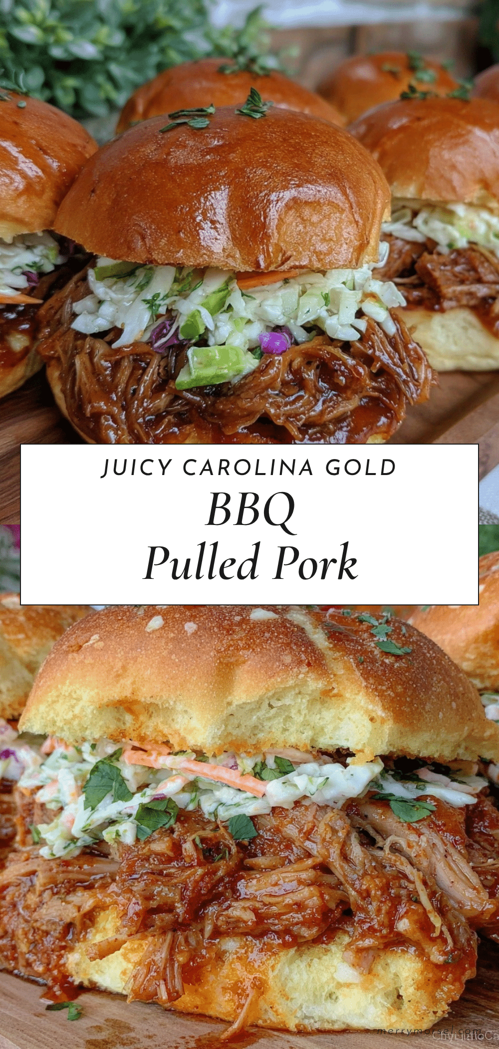 Carolina Gold BBQ Pulled Pork Sandwich recipe