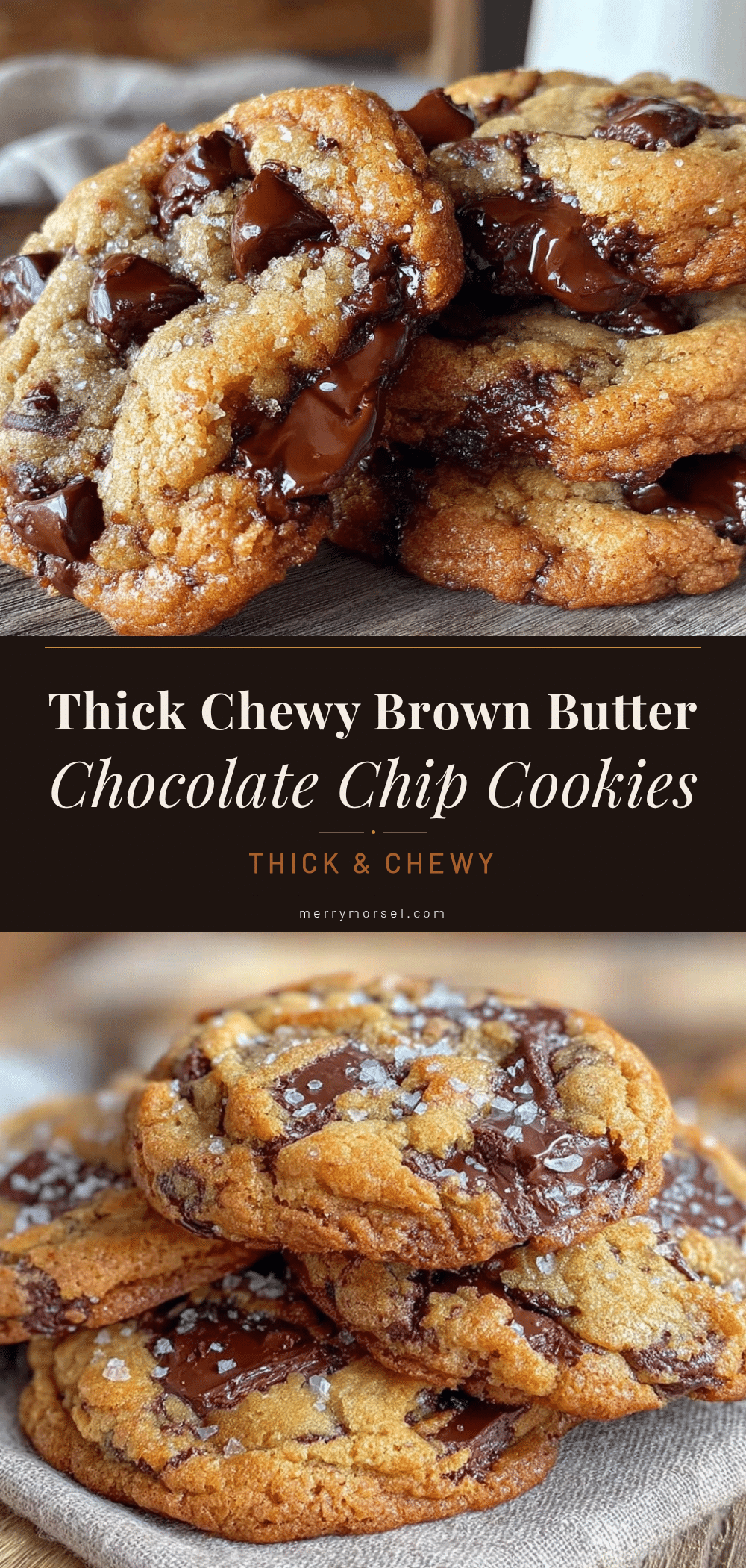 chewy brown butter chocolate chip cookies recipe