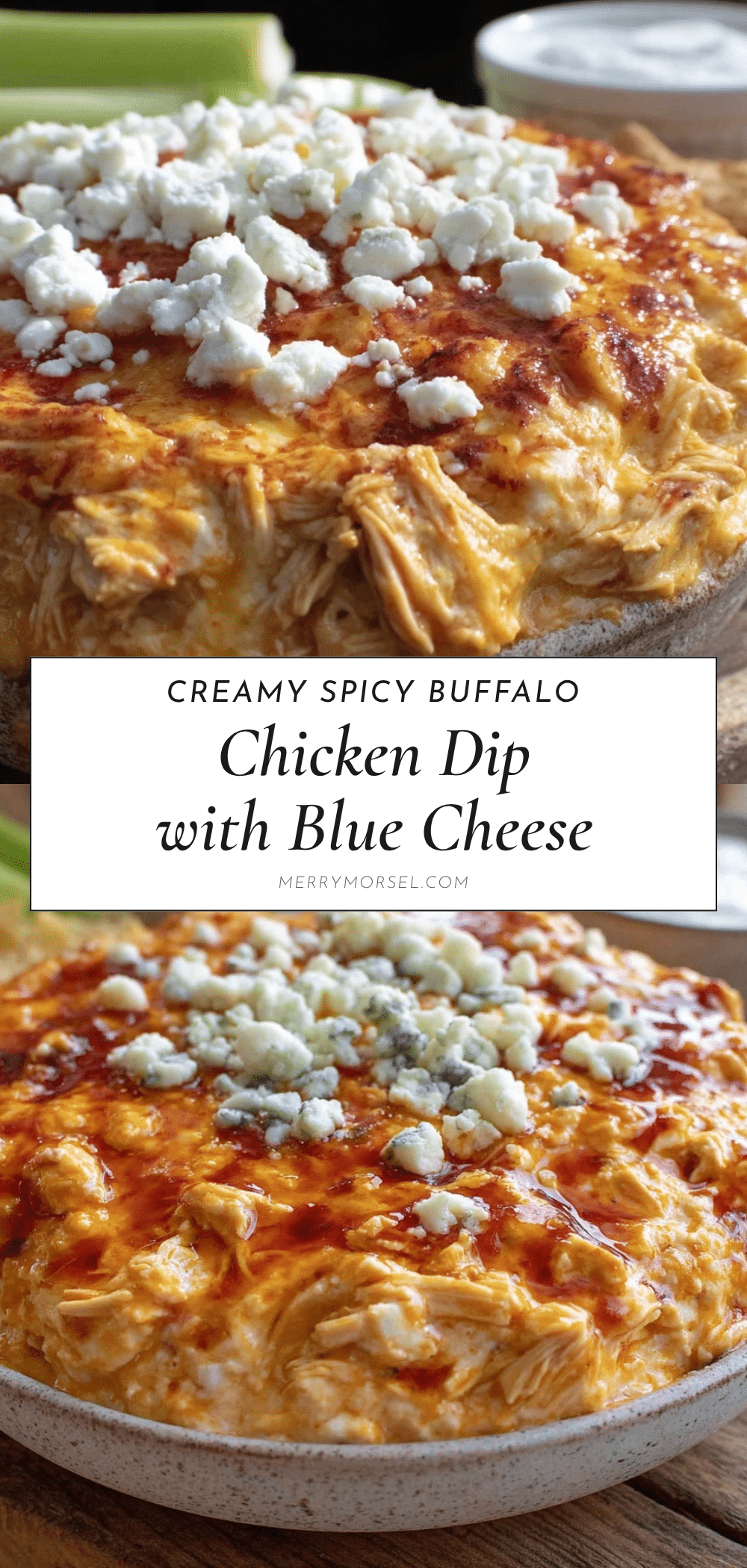 creamy buffalo chicken dip recipe