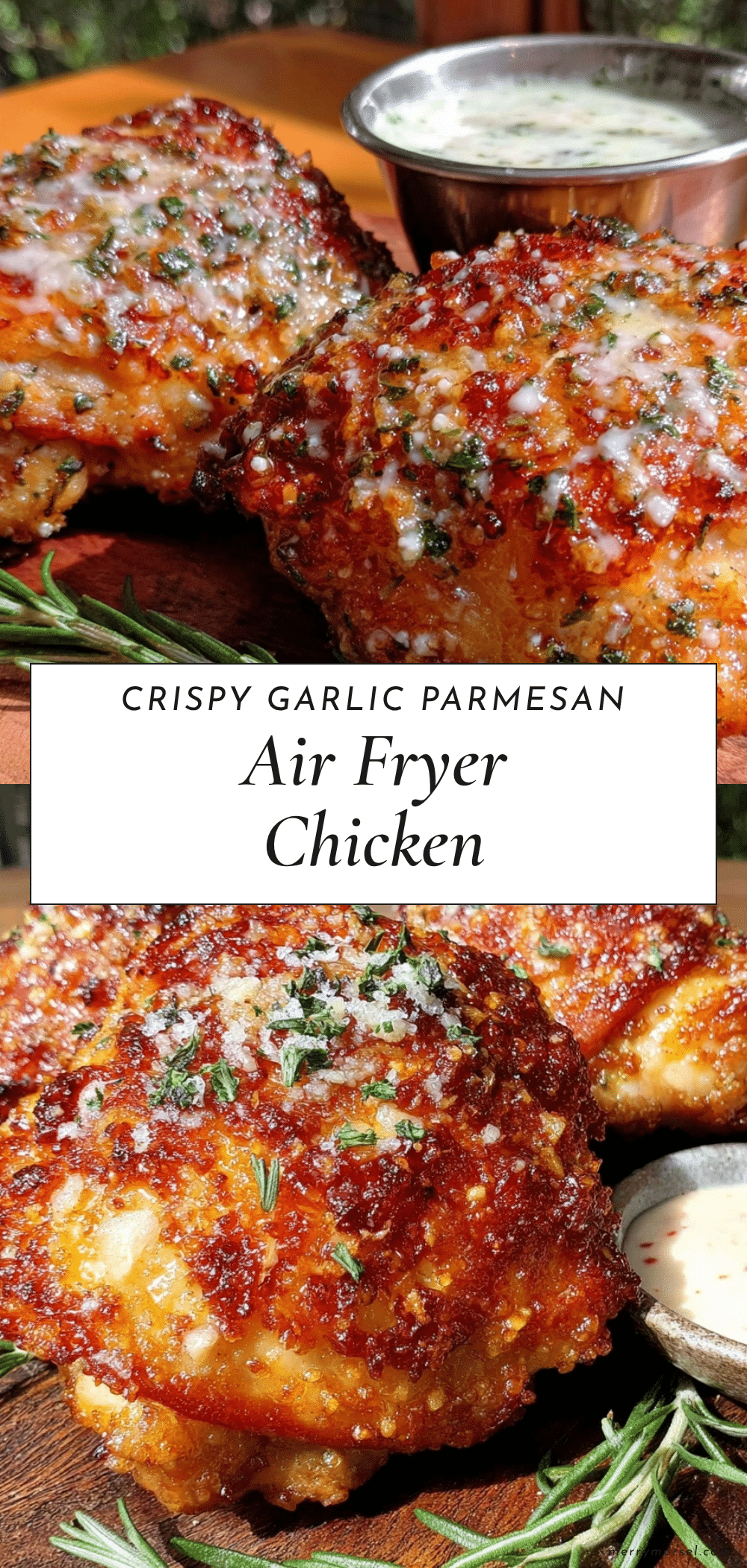 crispy garlic parmesan chicken thighs recipe