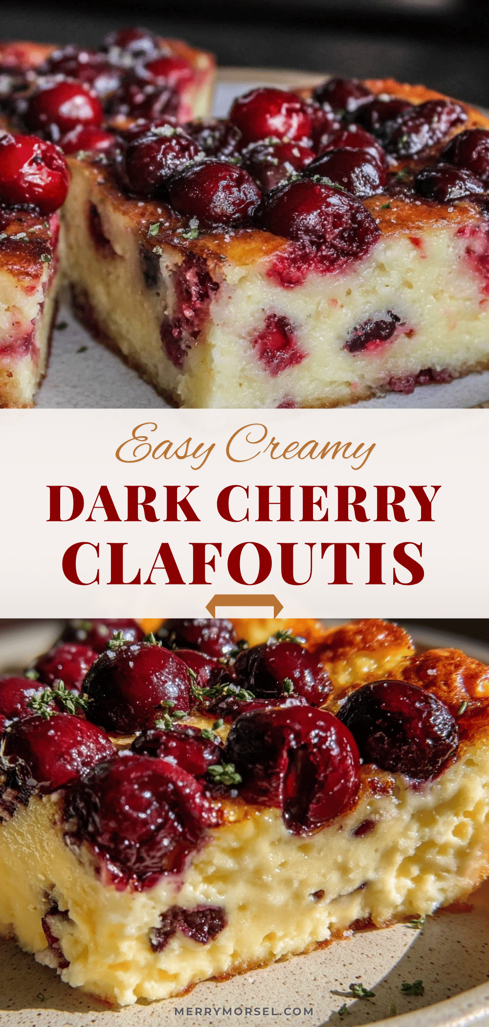 dark cherry clafoutis recipe