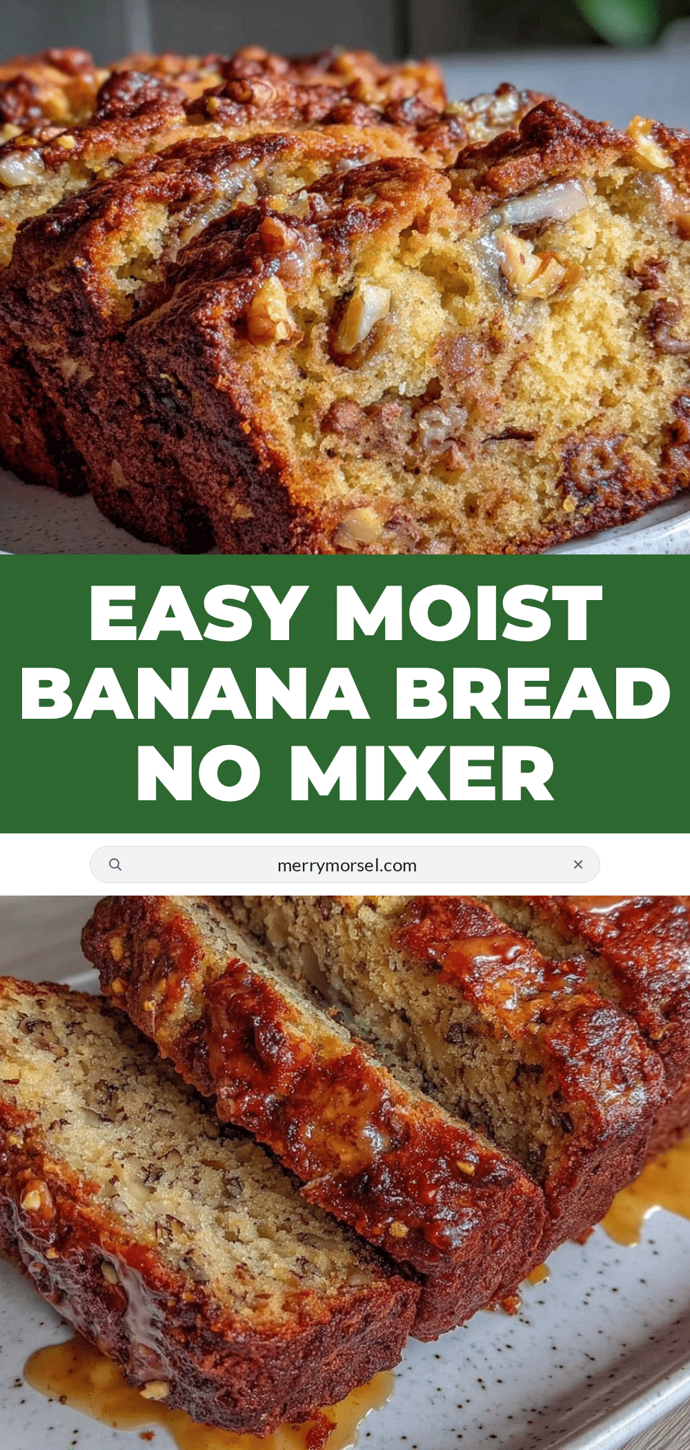 easy moist banana bread without mixer recipe