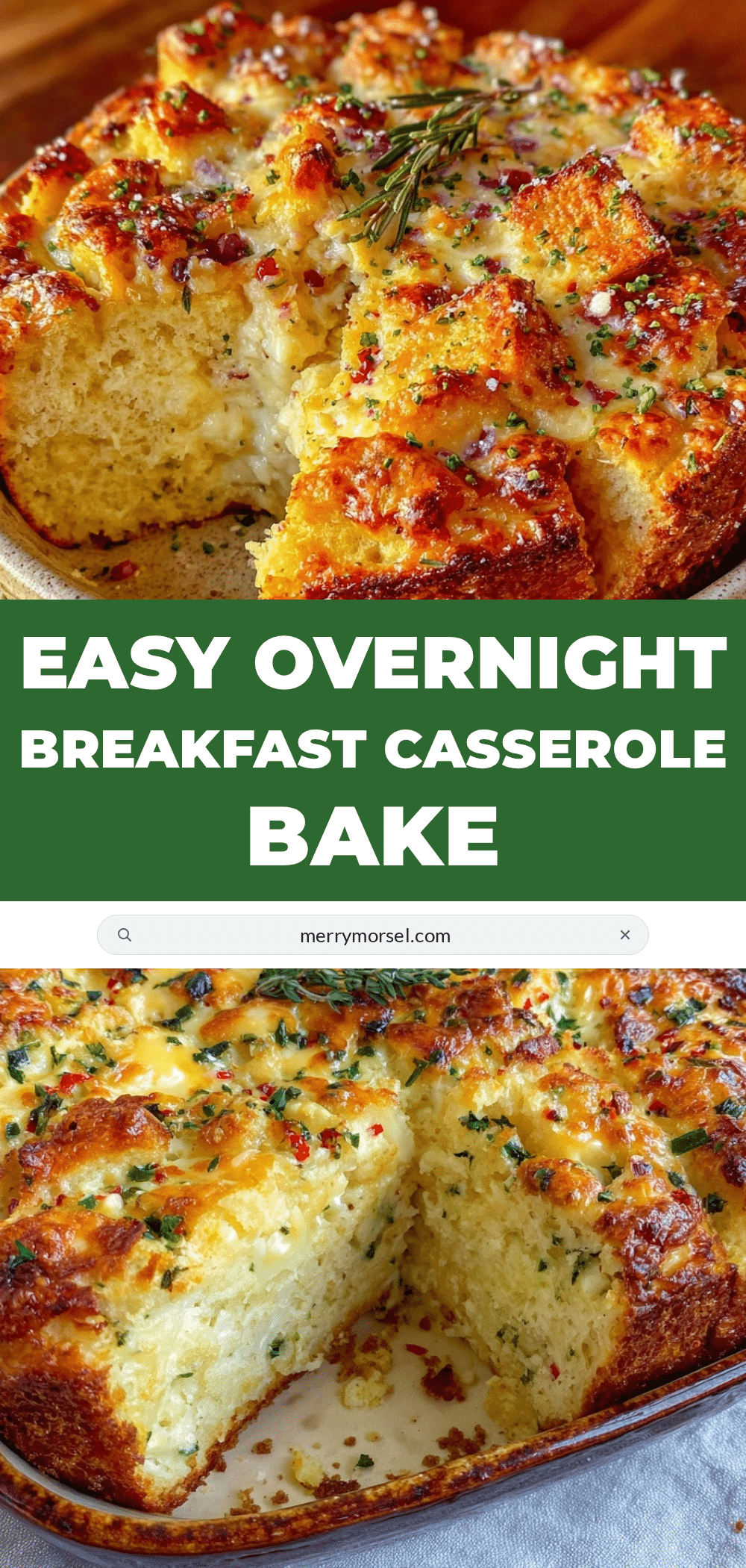 easy overnight breakfast casserole bake recipe