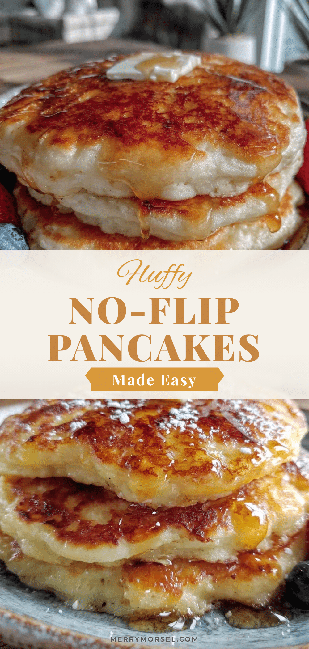 fluffy no-flip pancakes recipe