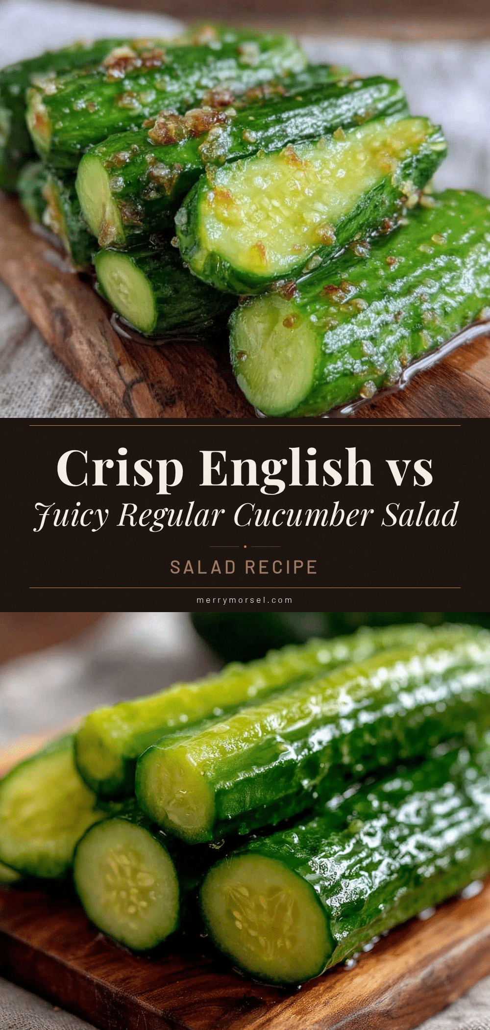 fresh English cucumber recipe