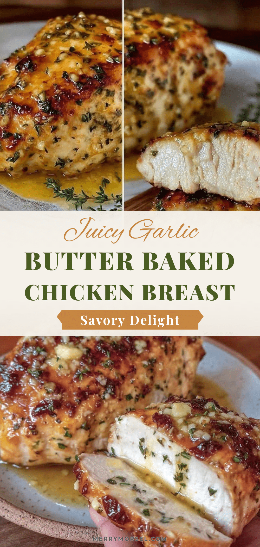 garlic butter baked chicken breast recipe