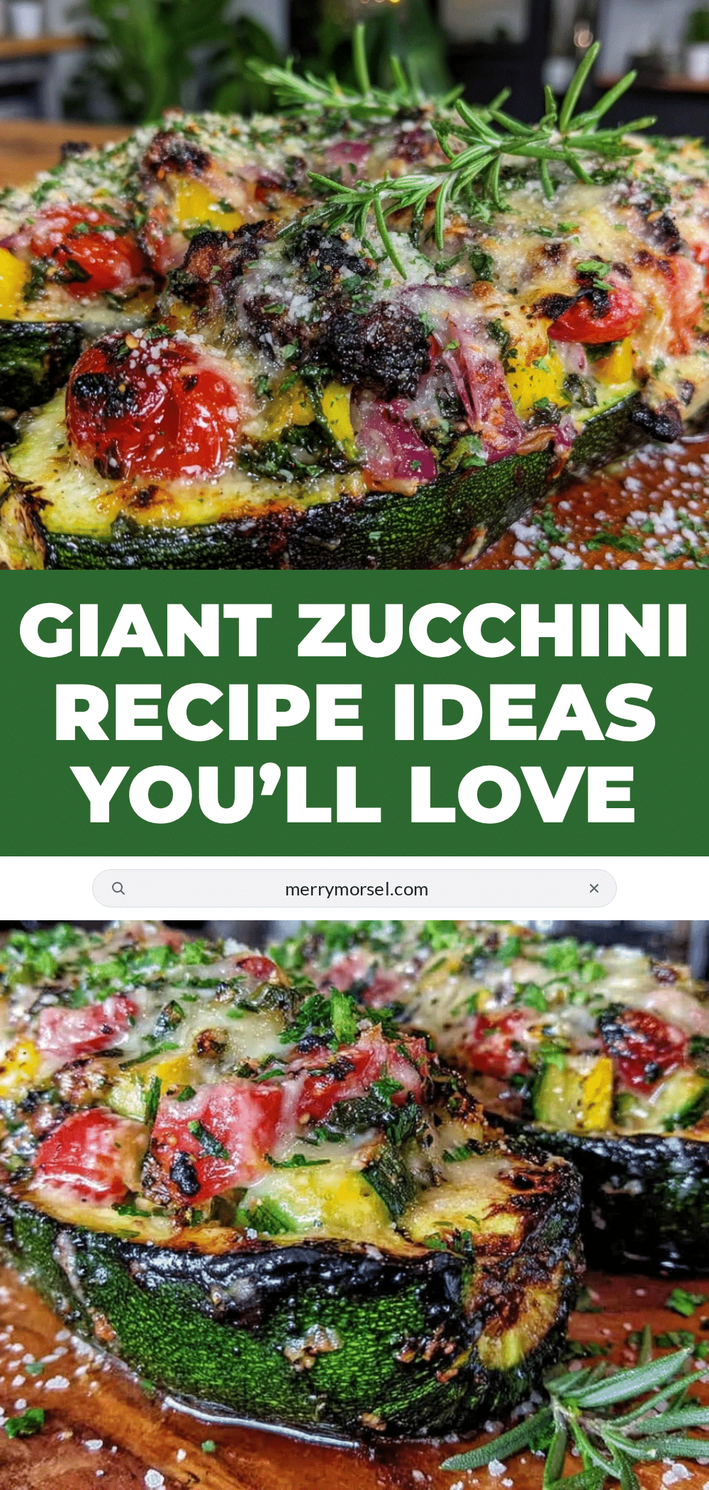 giant zucchini stuffed boats recipe