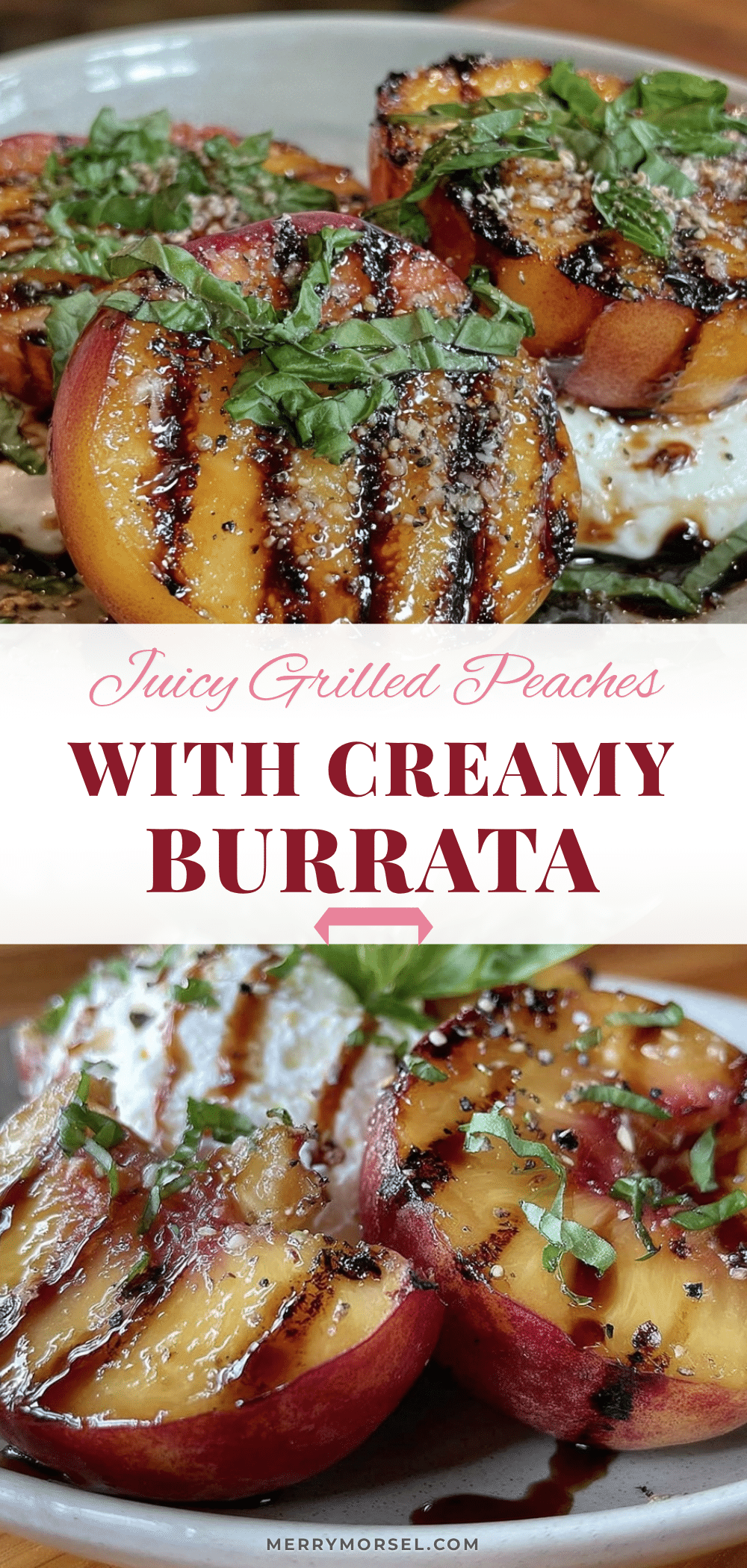grilled peaches with burrata recipe