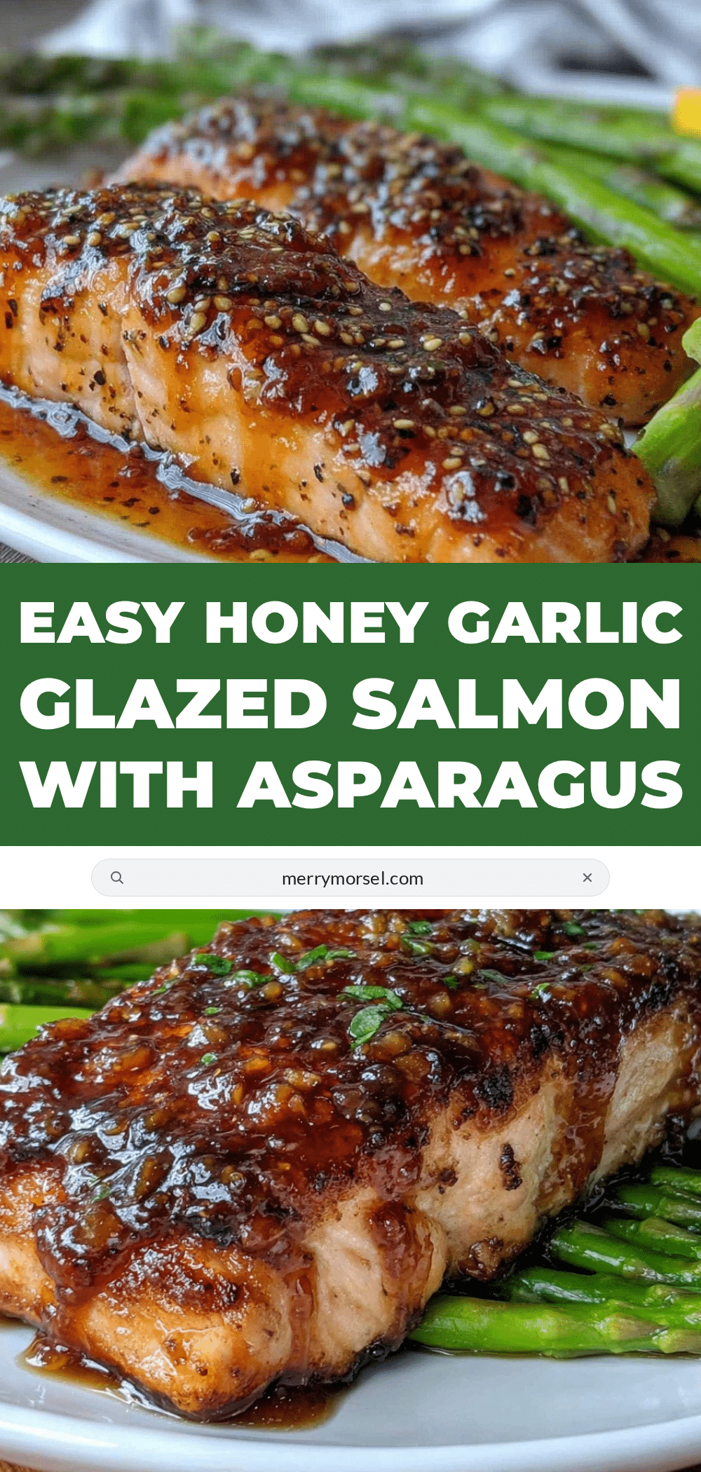 honey garlic glazed salmon recipe