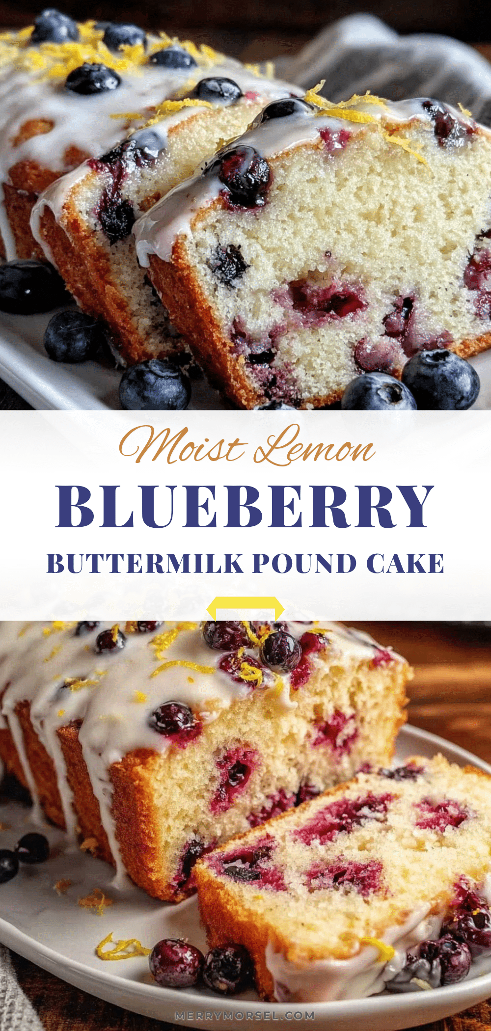 lemon blueberry buttermilk pound cake recipe
