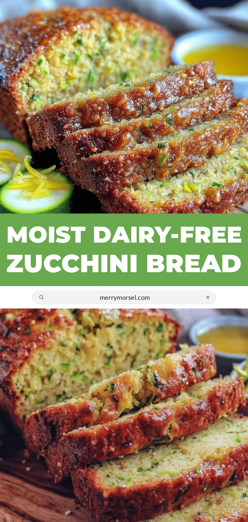 moist dairy-free zucchini bread recipe