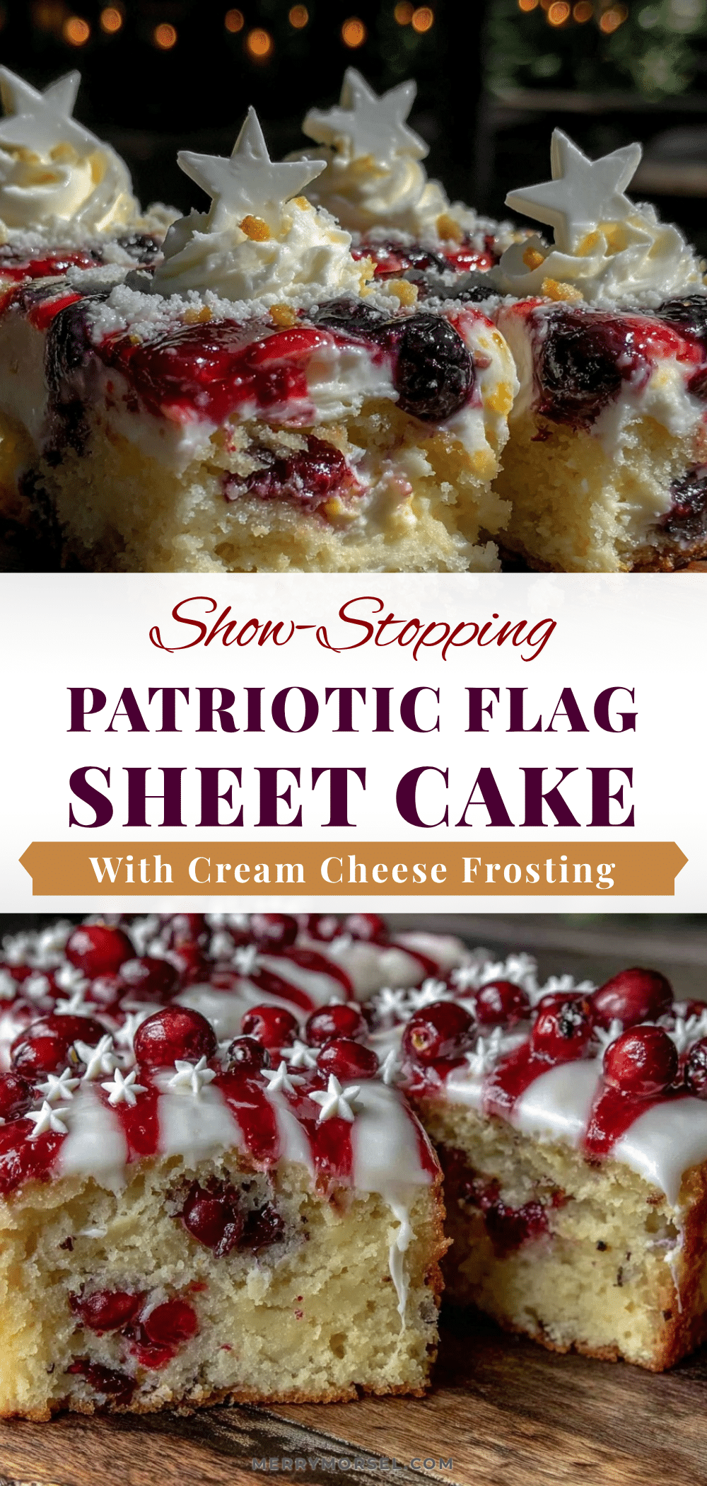 patriotic flag sheet cake recipe