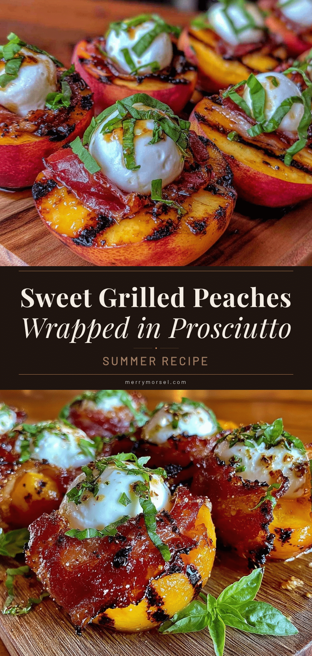 prosciutto wrapped grilled peaches recipe