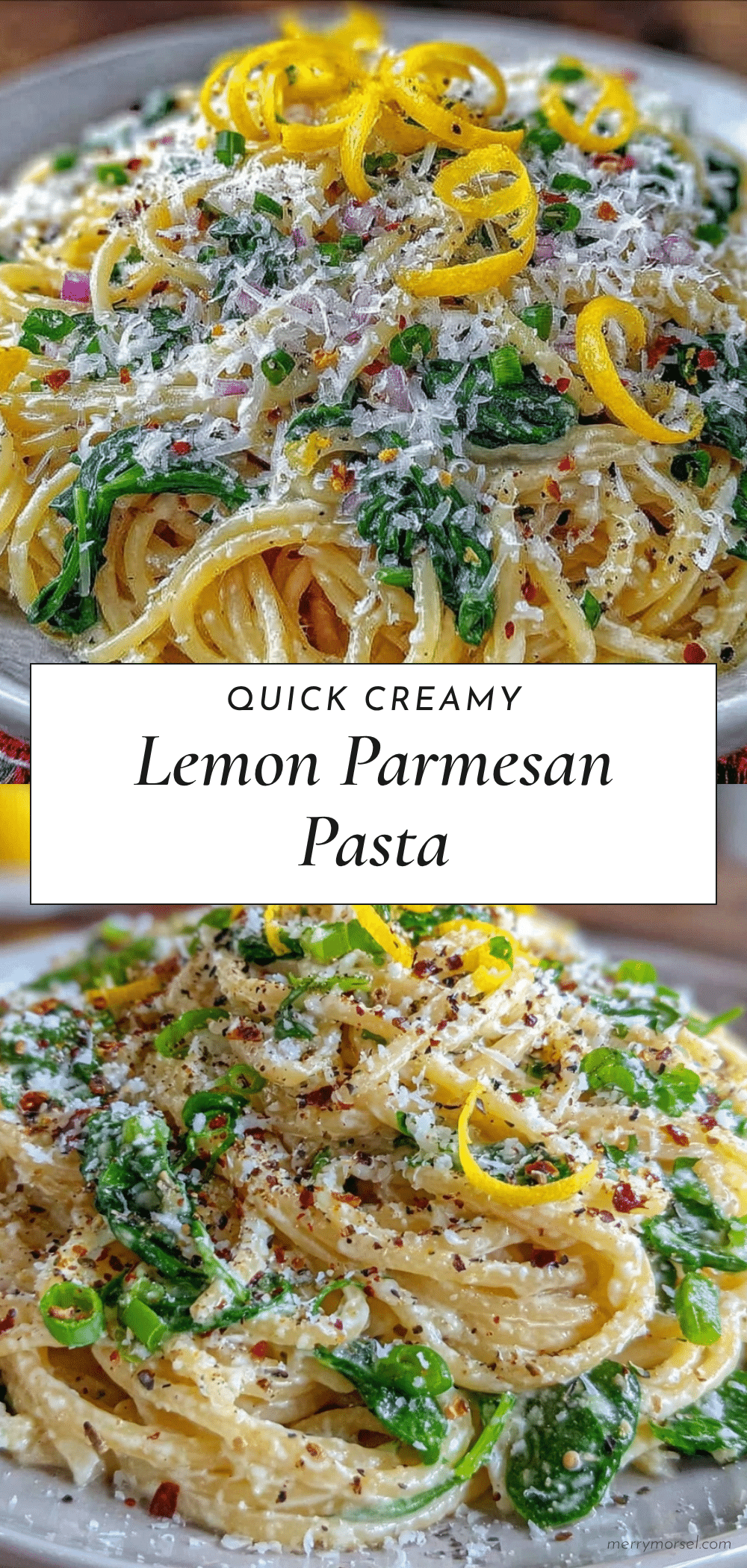 quick creamy lemon parmesan pasta recipe