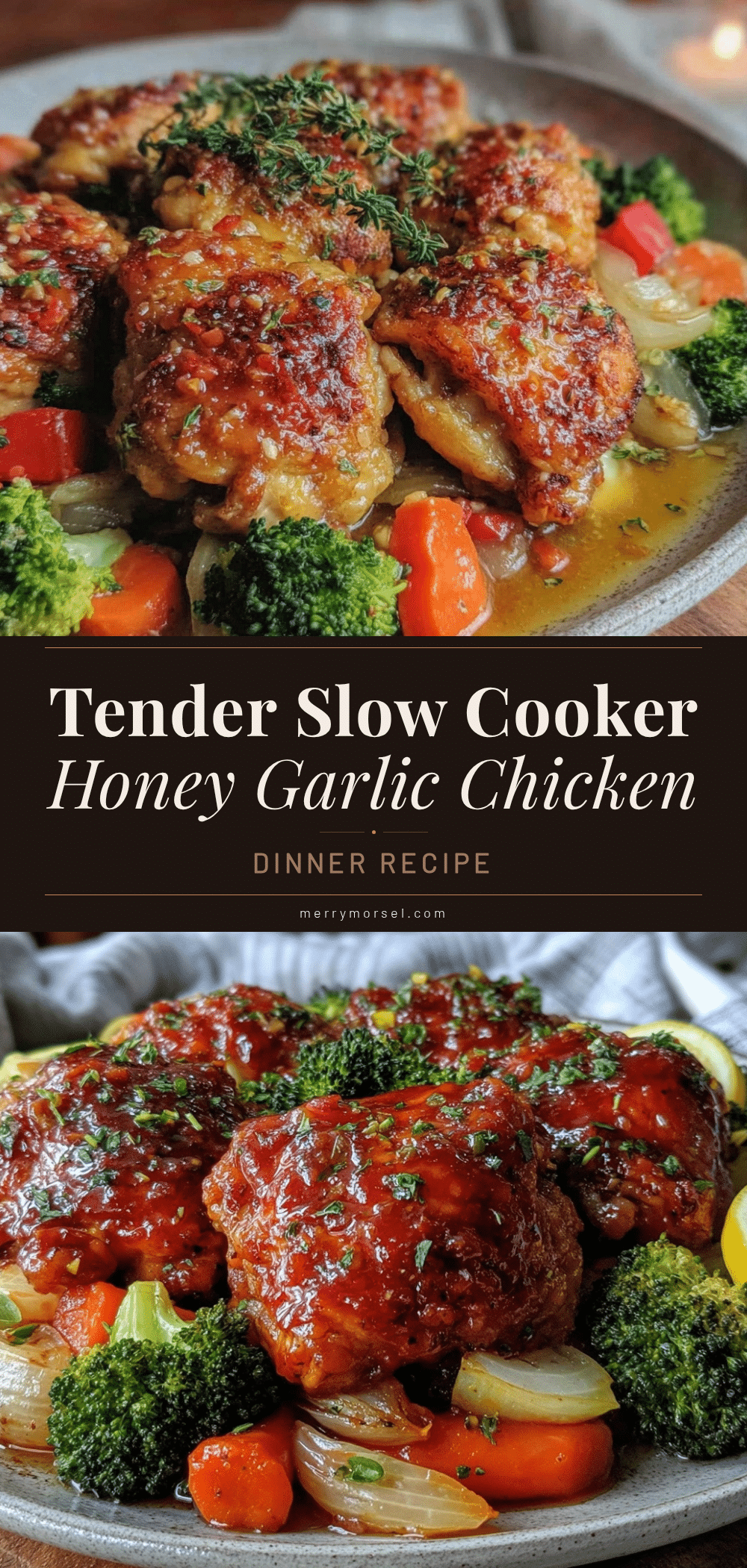 slow cooker honey garlic chicken recipe