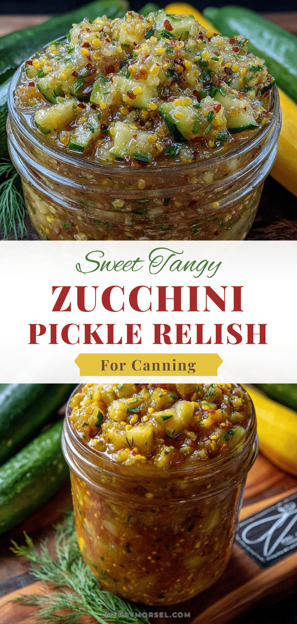 sweet zucchini pickle relish recipe