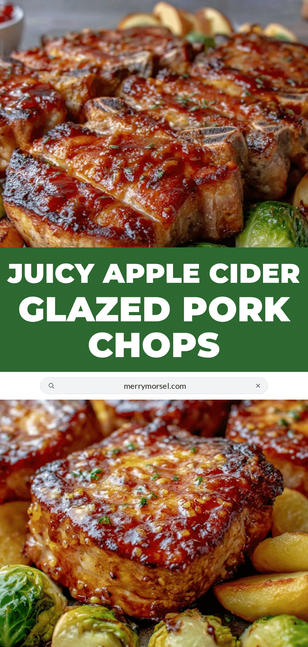 apple cider glazed pork chops recipe