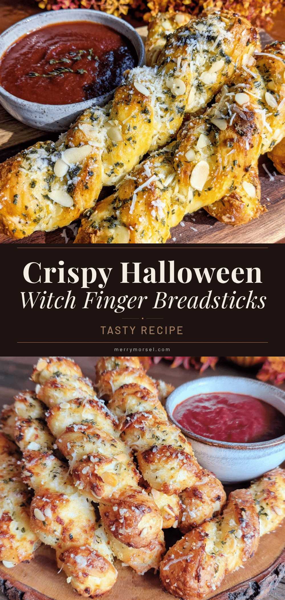 crispy halloween witch finger breadsticks recipe