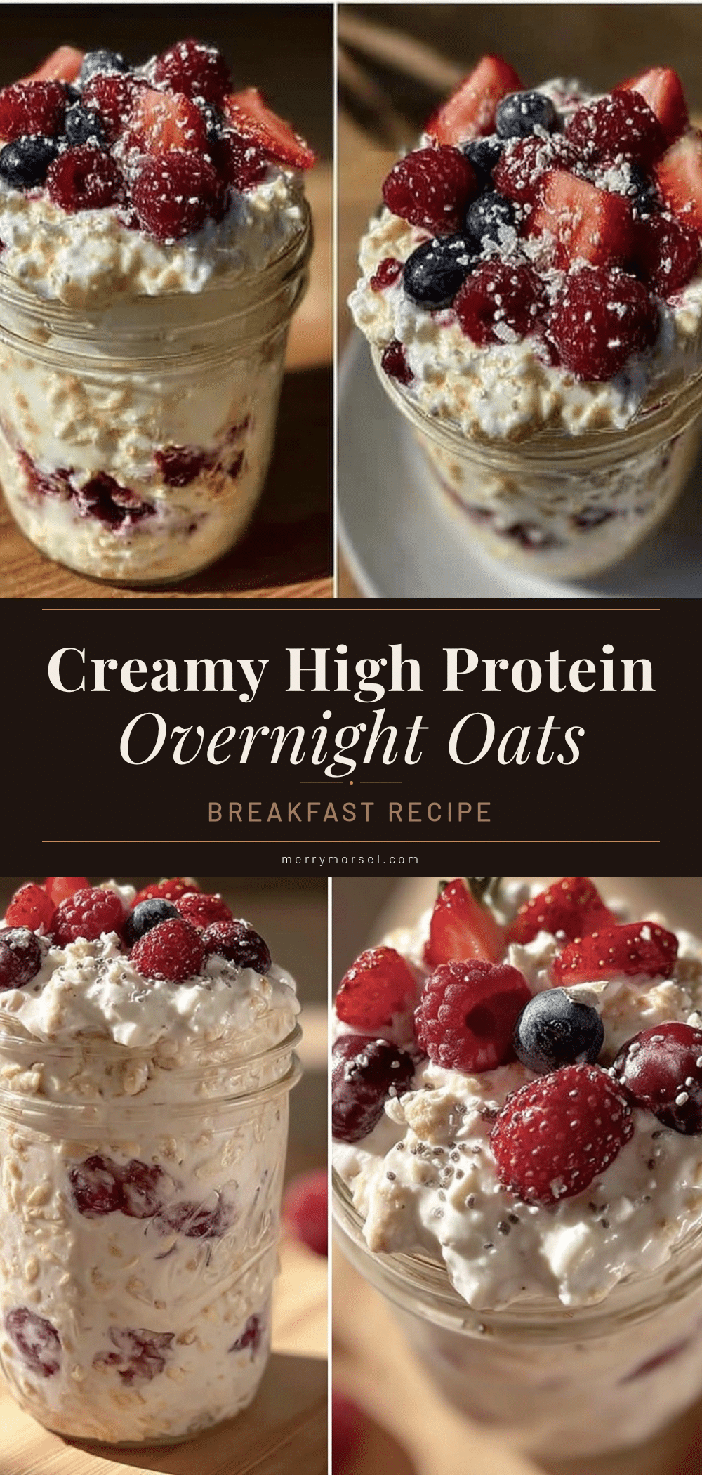healthy high protein overnight oats recipe