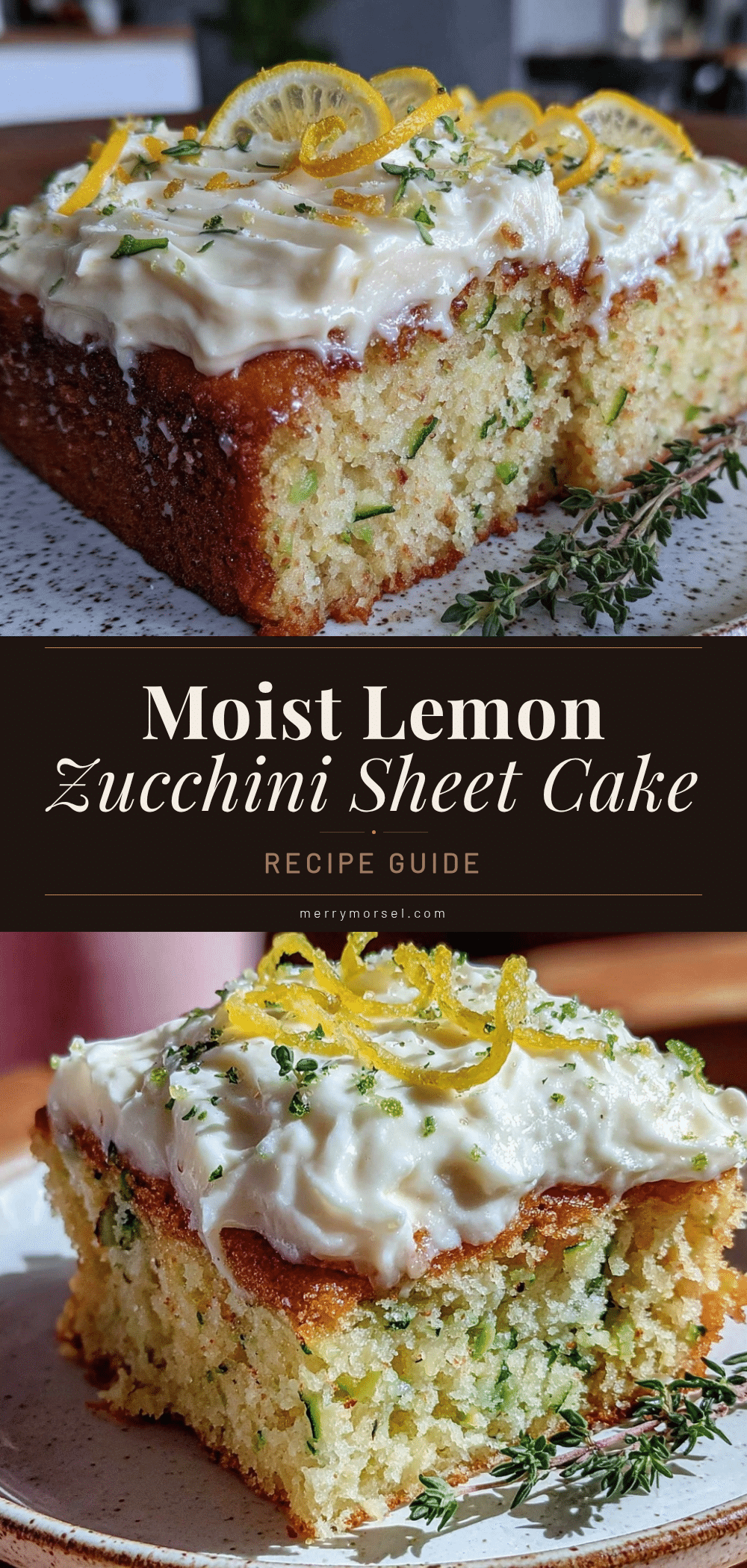 lemon zucchini sheet cake recipe