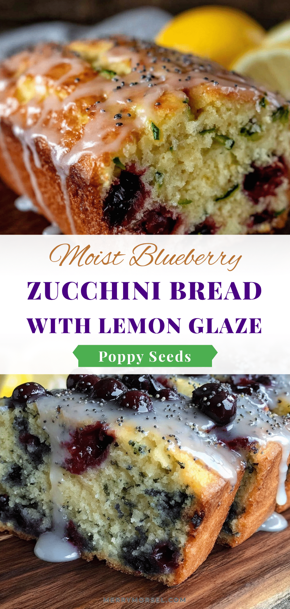 moist blueberry zucchini bread recipe