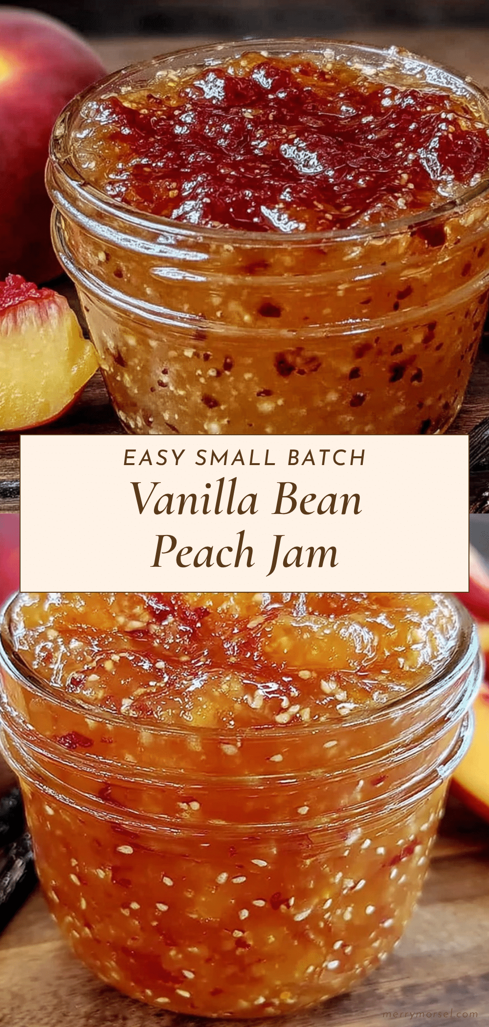 small batch peach jam recipe