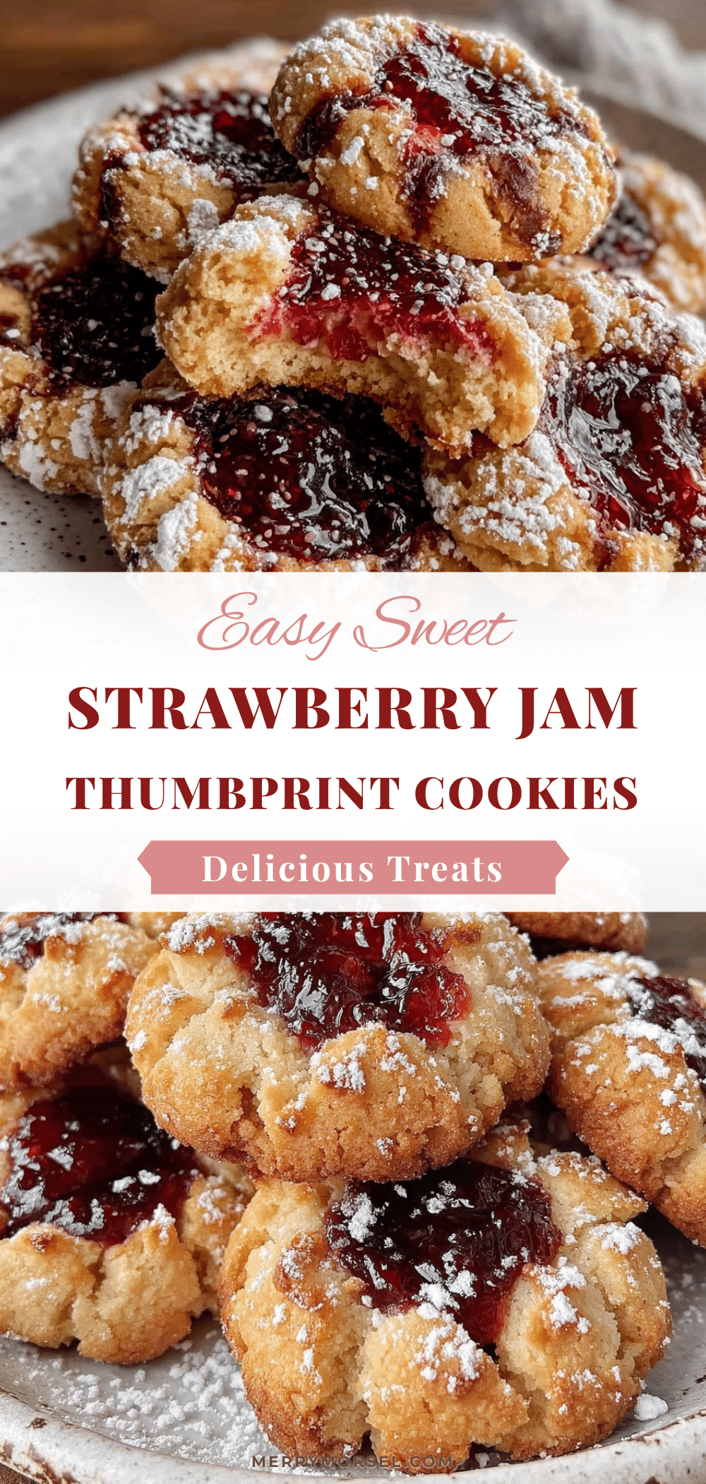 strawberry jam thumbprint cookies recipe