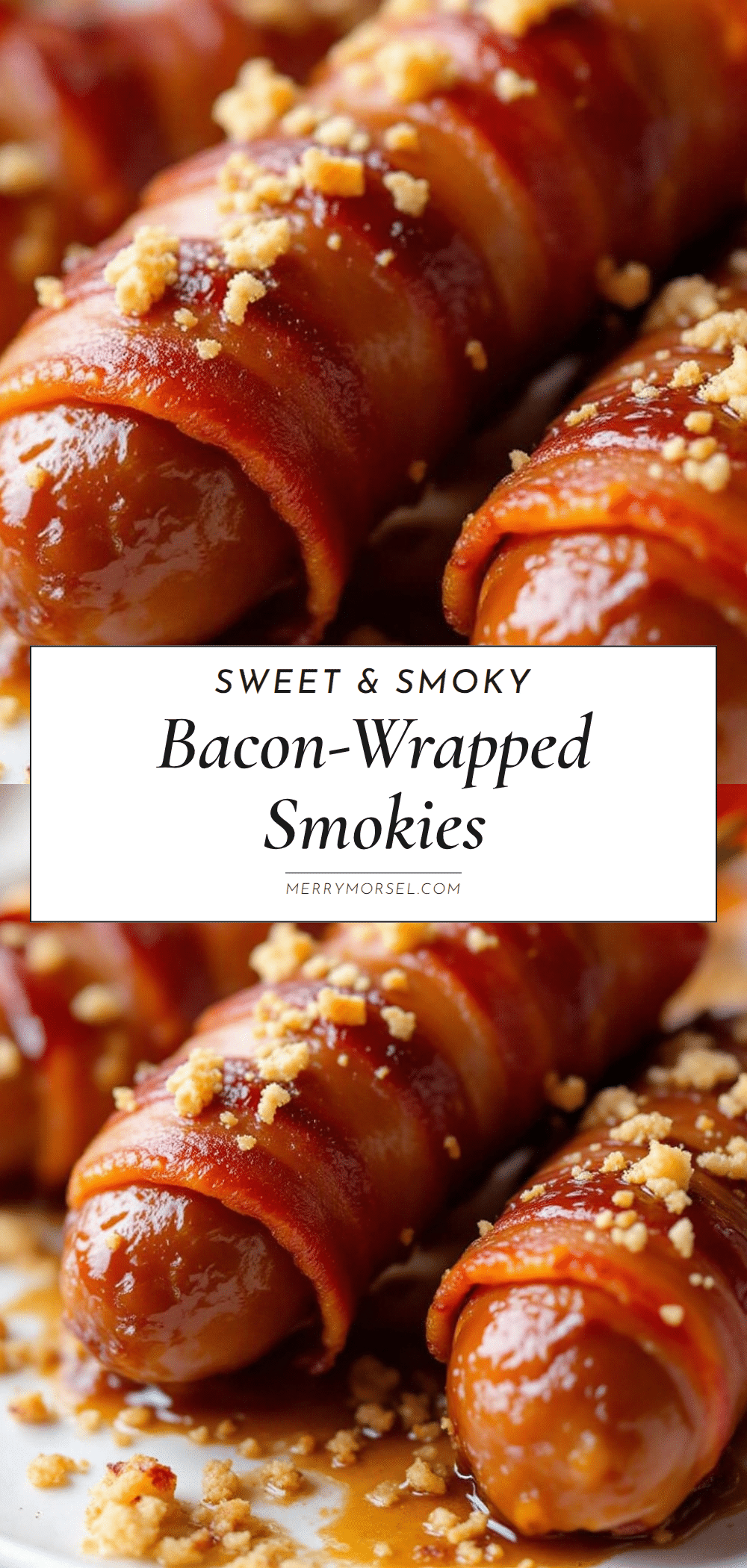 bacon-wrapped smokies with brown sugar glaze recipe