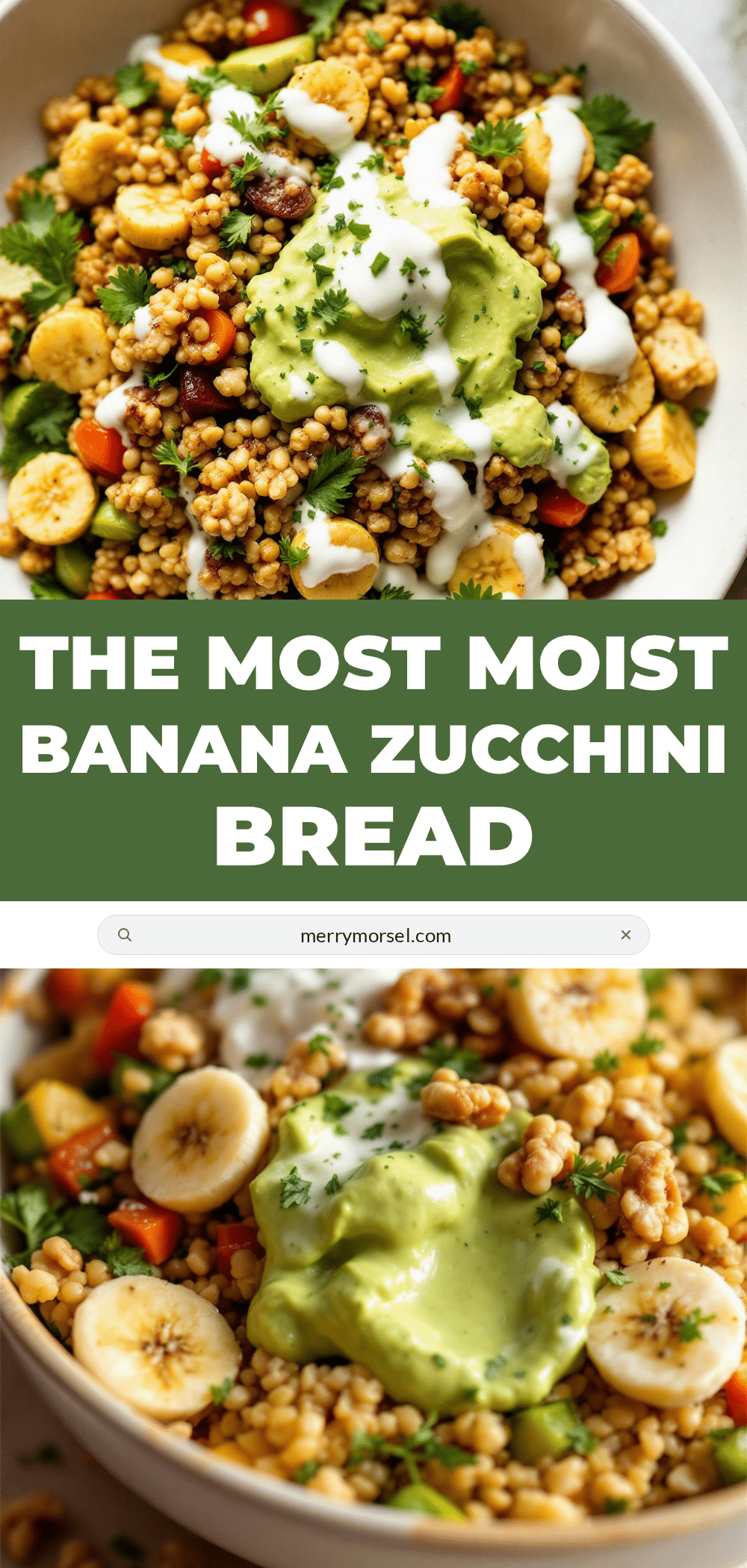 best banana zucchini bread with walnuts recipe