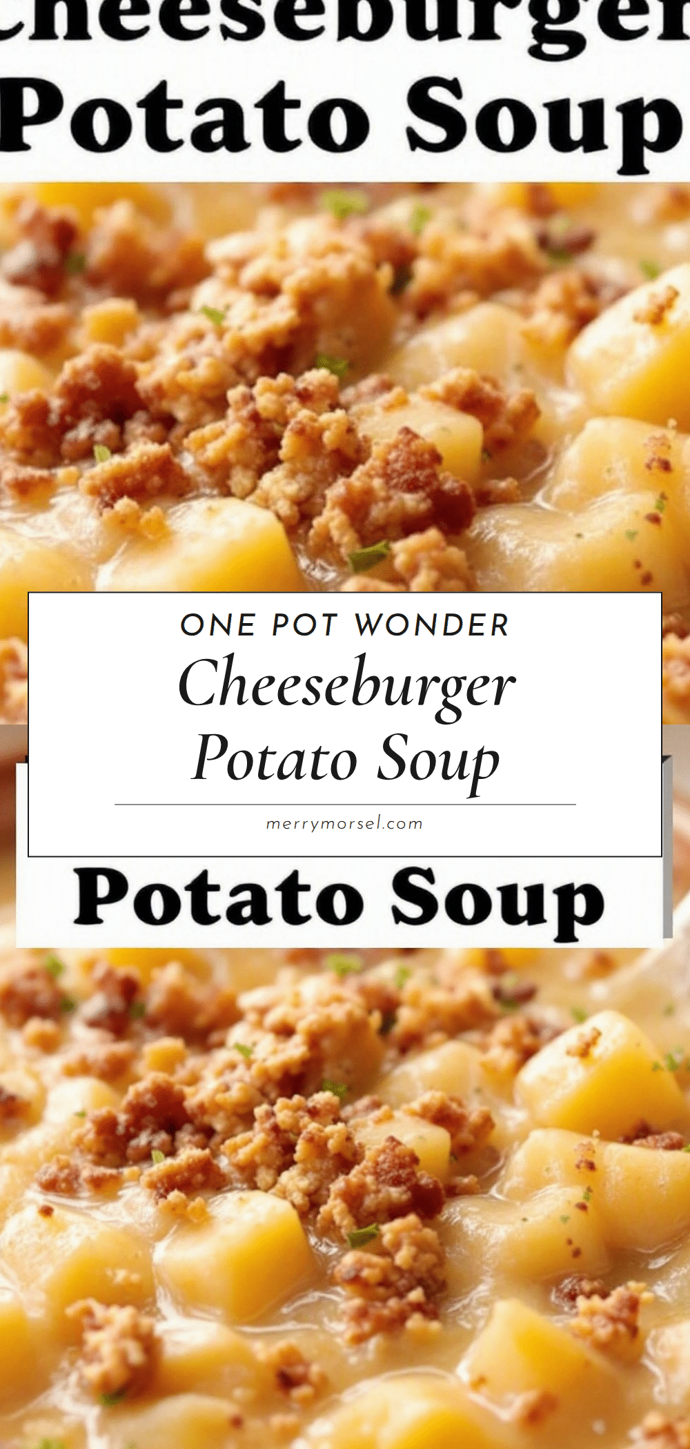 cheeseburger potato soup recipe