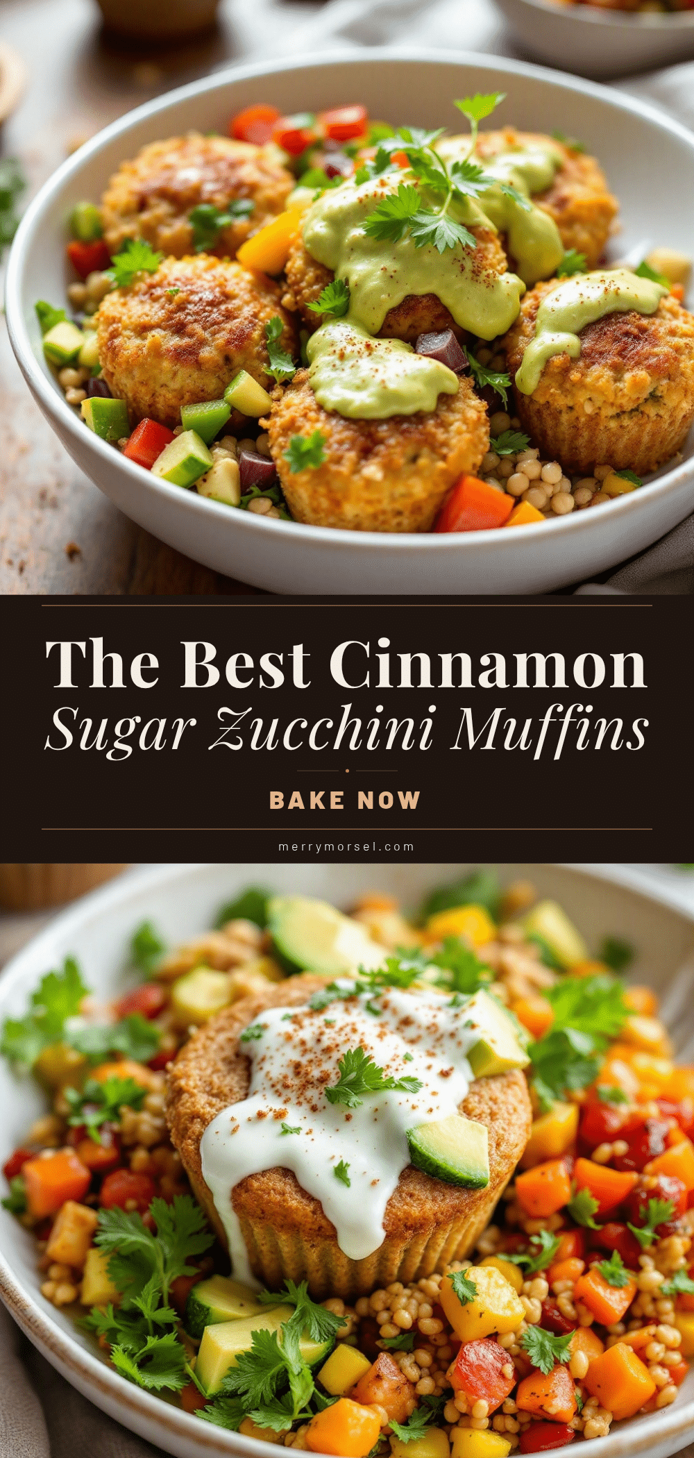 cinnamon sugar zucchini muffins recipe