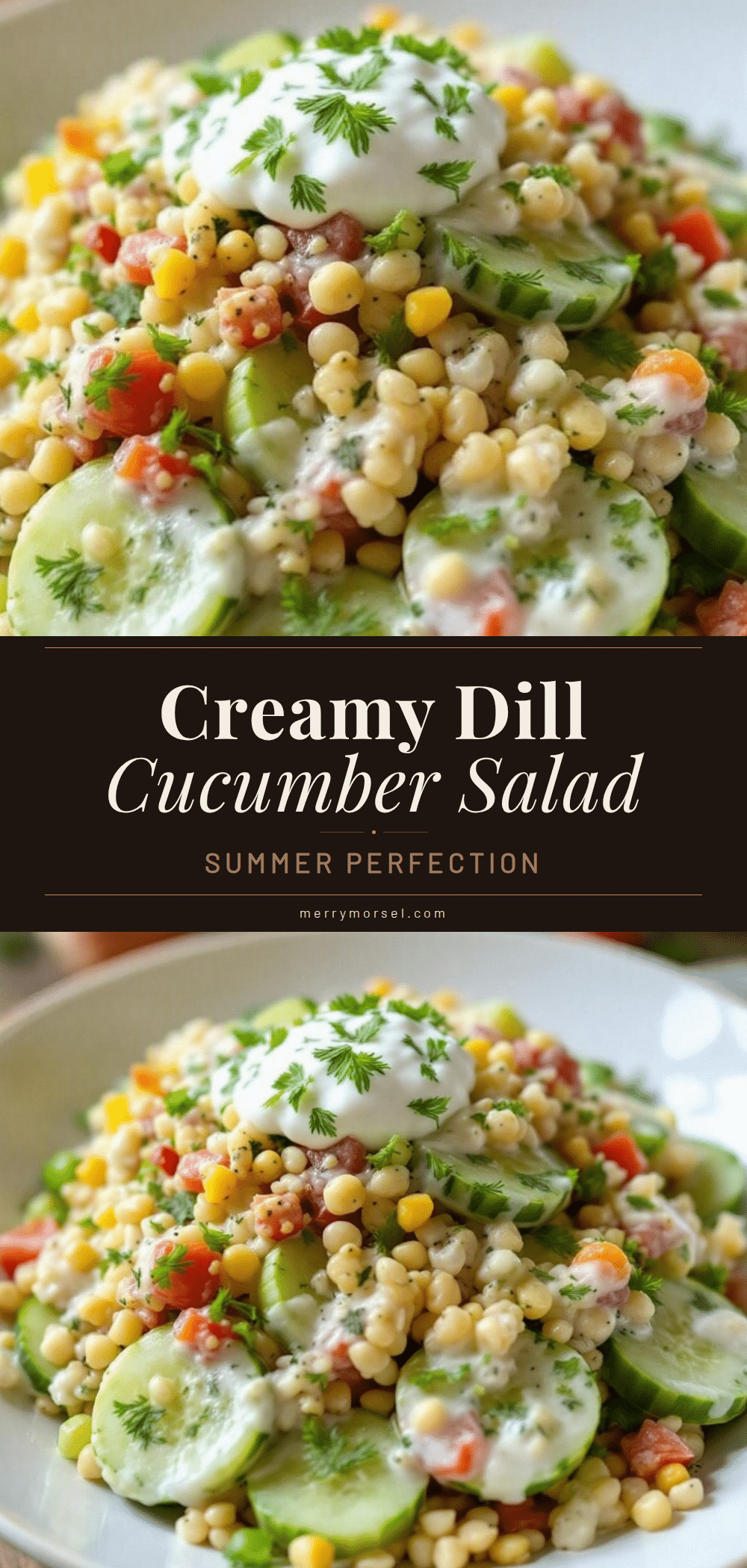 creamy cucumber salad recipe