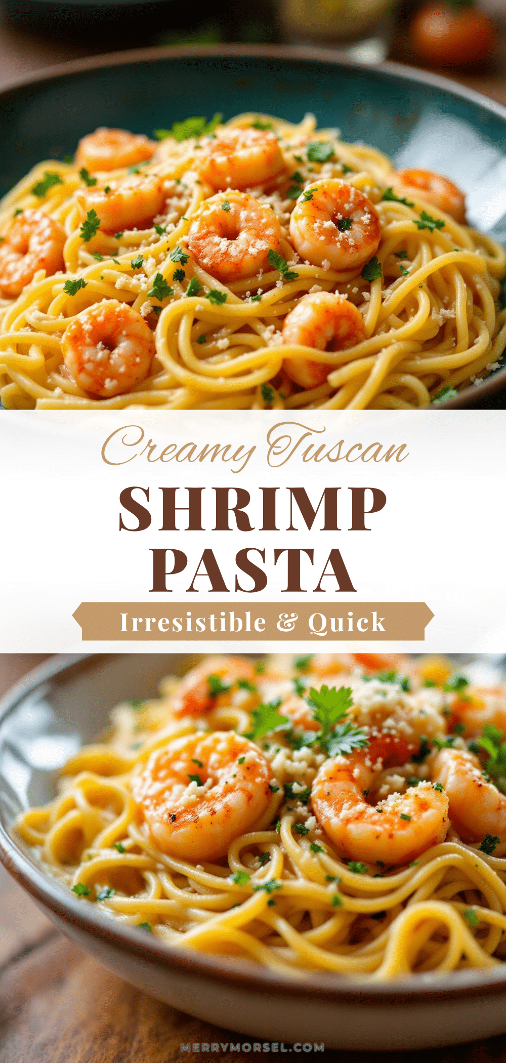creamy tuscan shrimp pasta recipe
