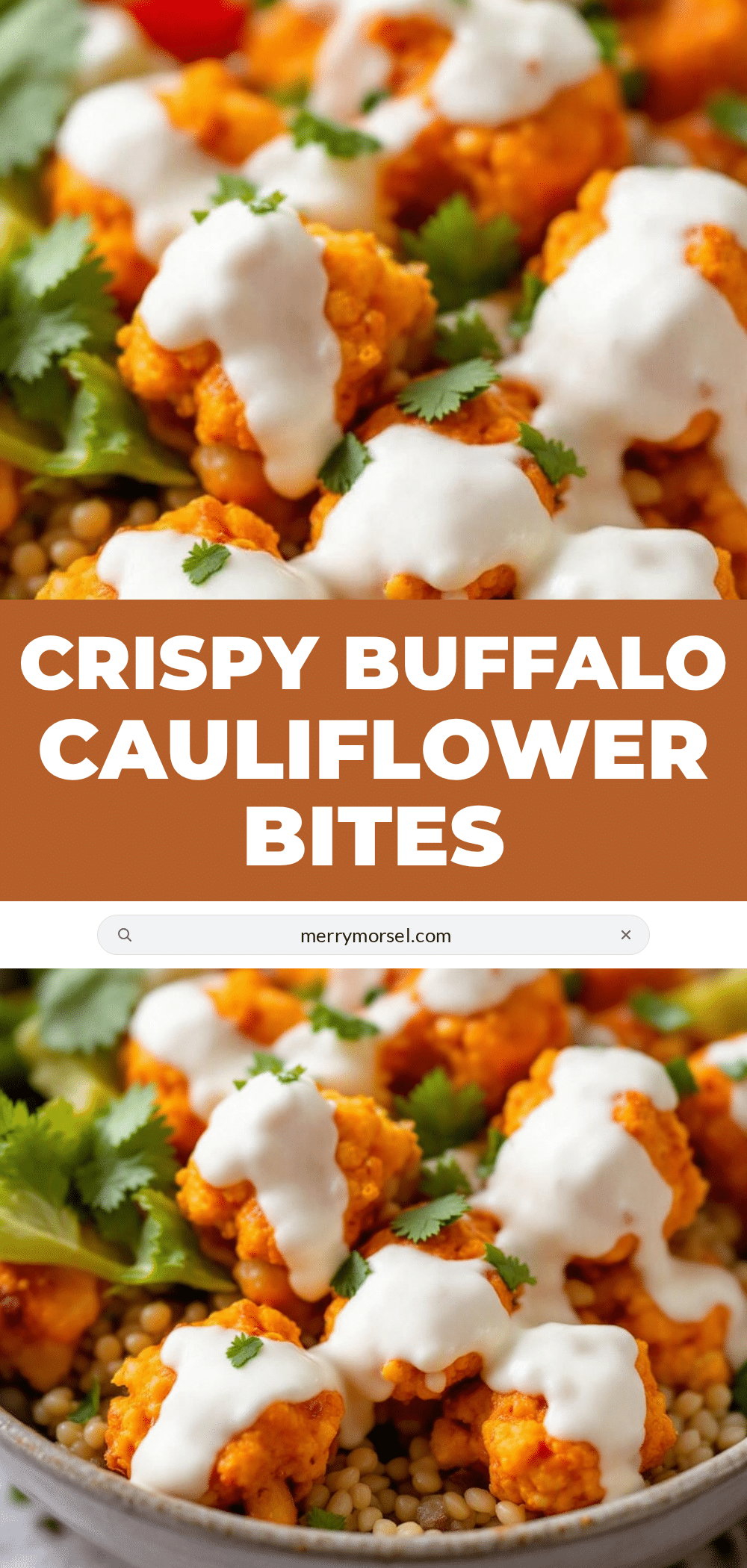 crispy baked buffalo cauliflower bites recipe