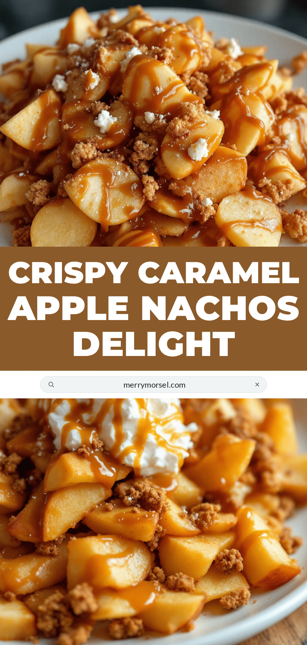 crispy caramel apple nachos recipe