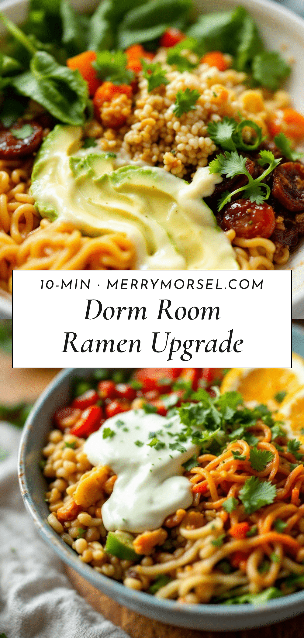 dorm room ramen upgrade recipe