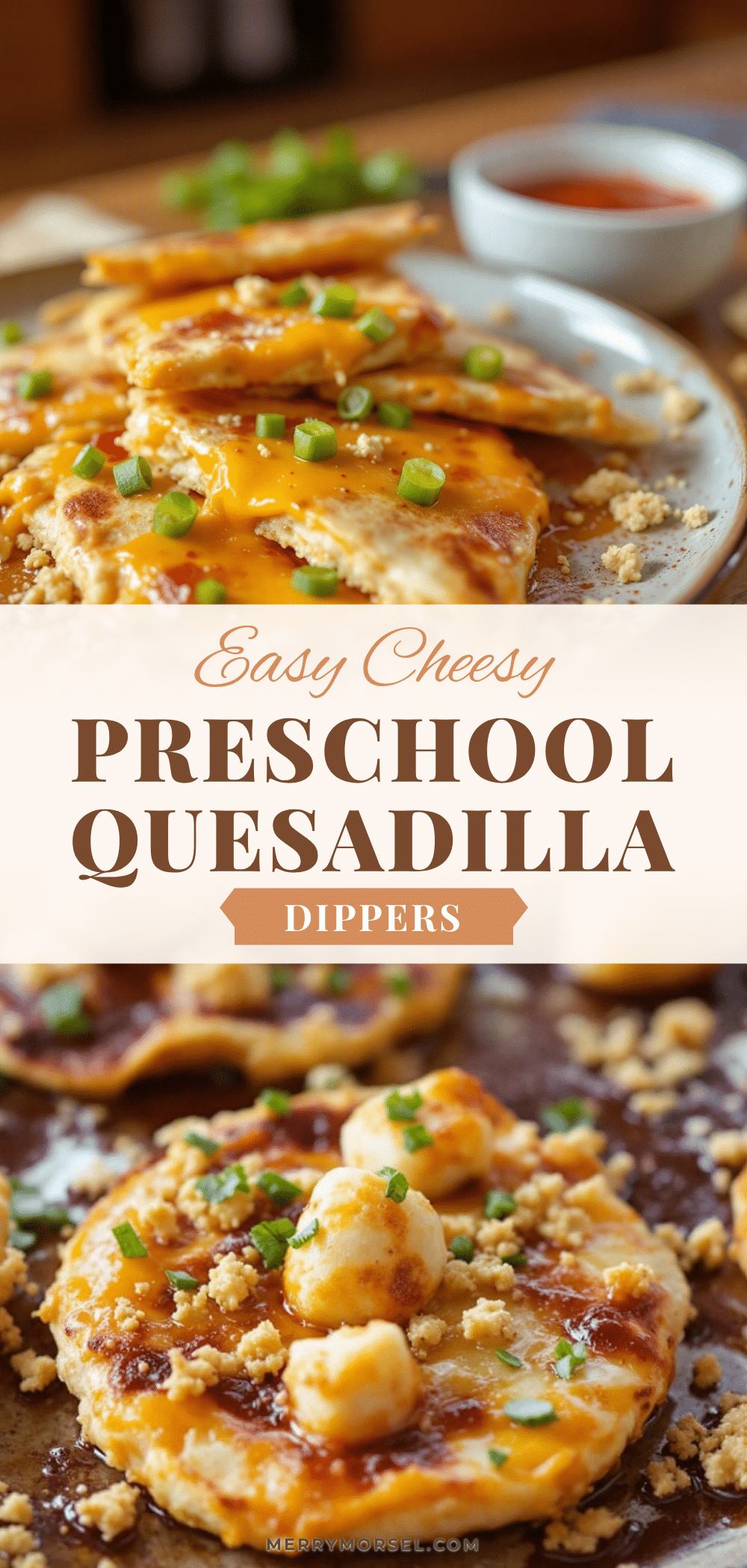 easy cheese quesadilla dippers recipe