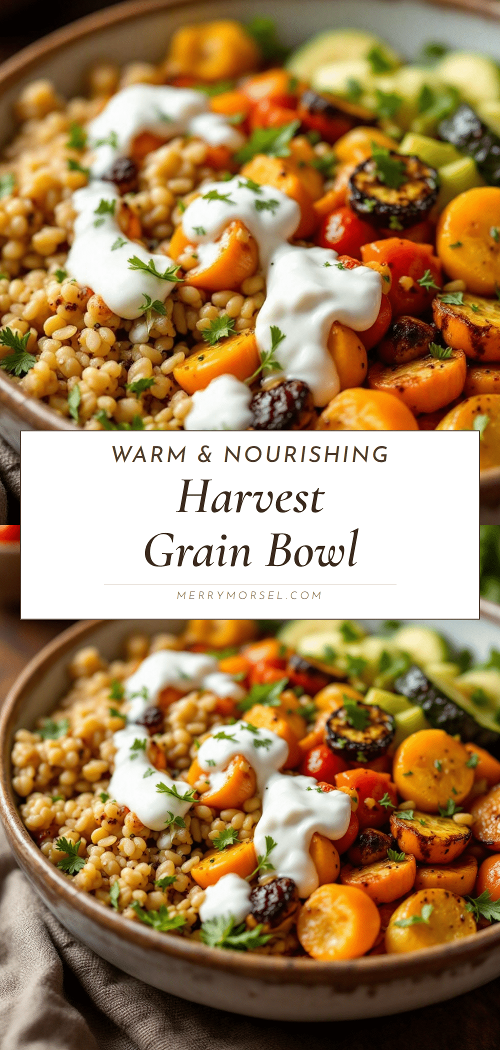 fall harvest grain bowl recipe