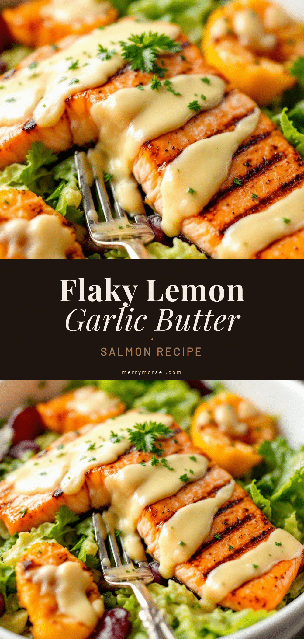 flaky grilled salmon with lemon garlic butter recipe