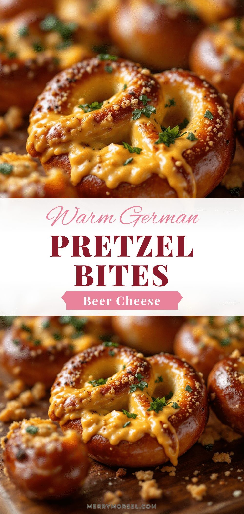 German Pretzel Bites with Beer Cheese Dip recipe